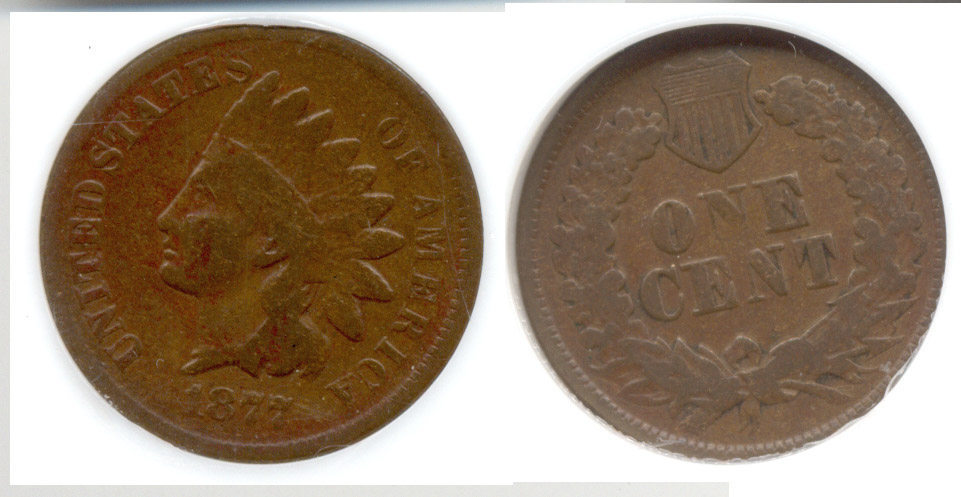 1877 Indian Head Cent PCI VG-10