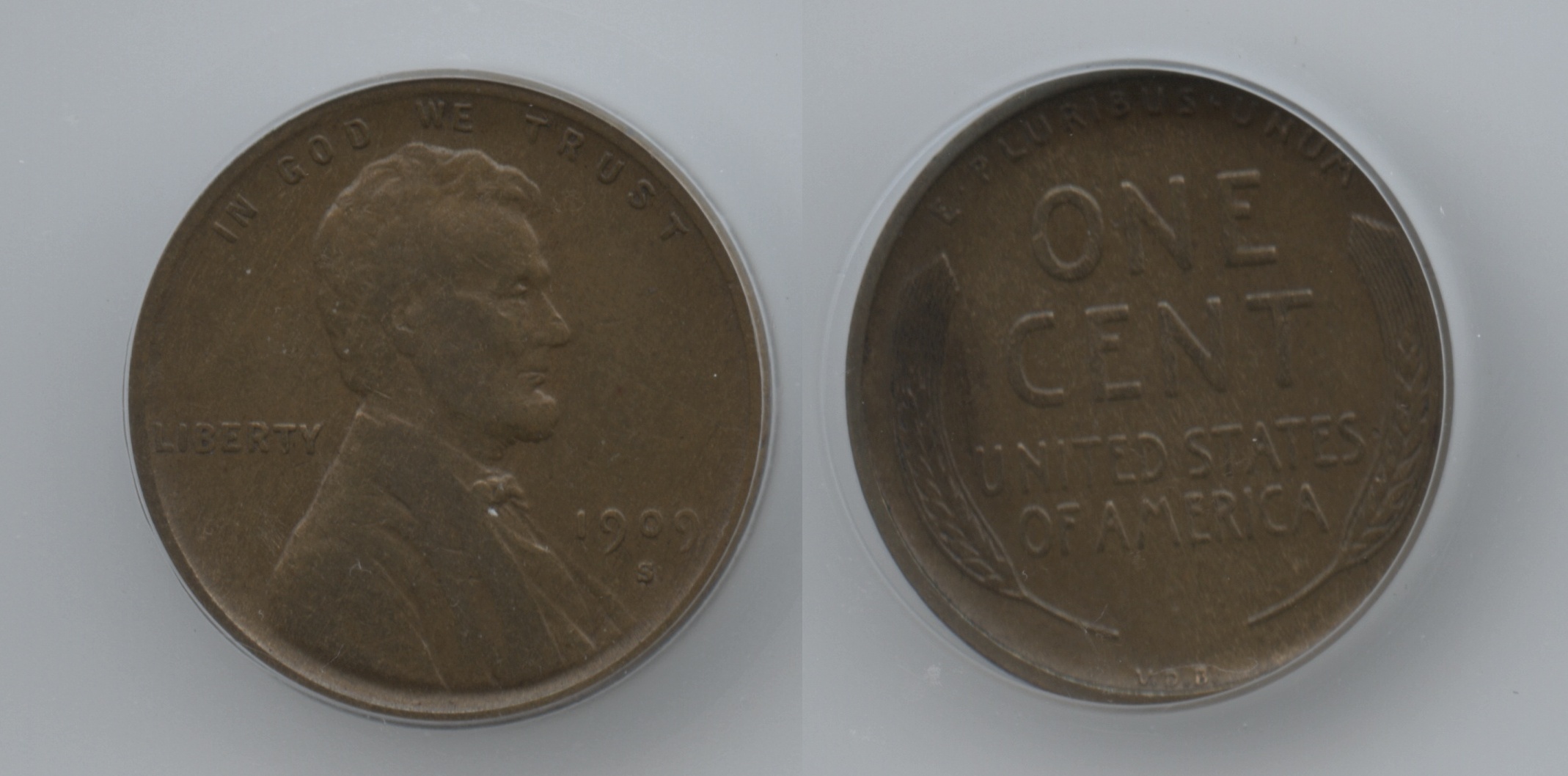 1909-S VDB Lincoln Cent ICG VF-25