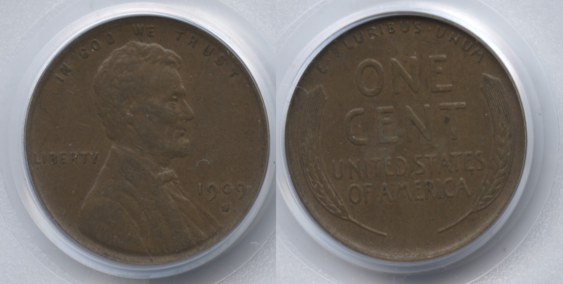 1909-S VDB Lincoln Cent PCGS EF-40