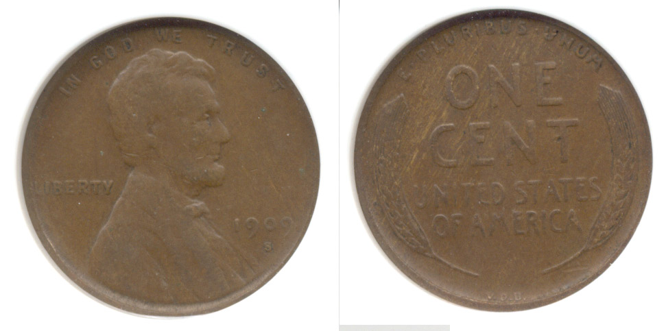 1909-S VDB Lincoln Cent ANACS F-15