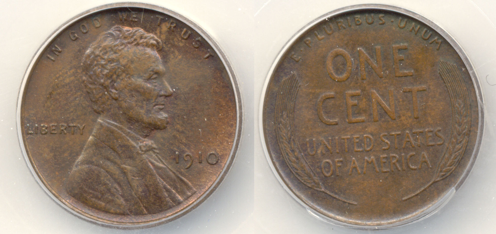 1910 Lincoln Cent SEGS MS-65 Brown