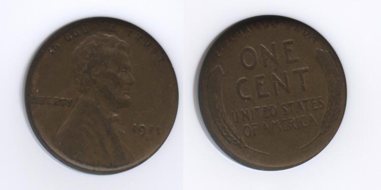 1911-S Lincoln Cent NGC VF-30 small