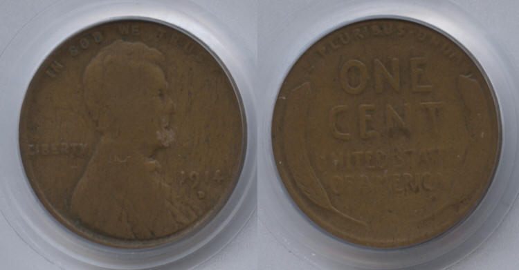 1914-D Lincoln Cent ICG PCGS Good-6 small