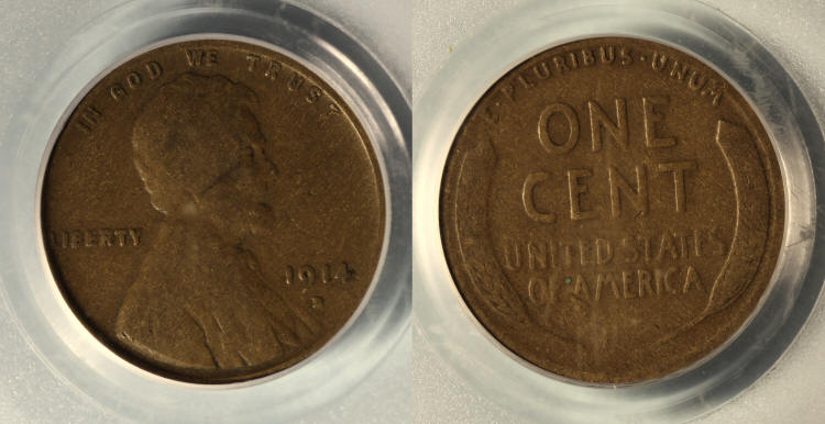 1914-D Lincoln Cent ICG PCGS VG-8 camera small