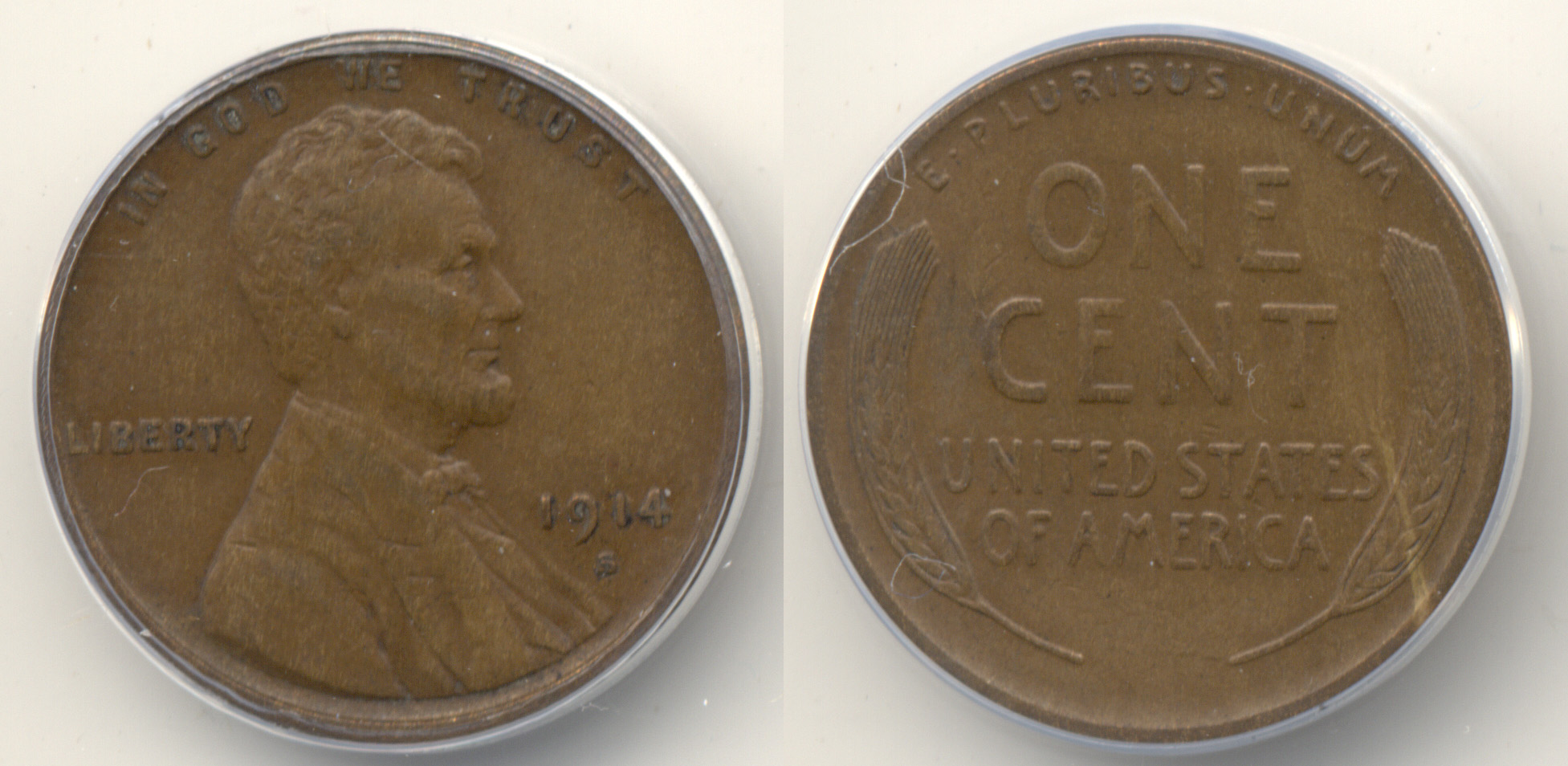 1914-S Lincoln Cent ANACS EF-40