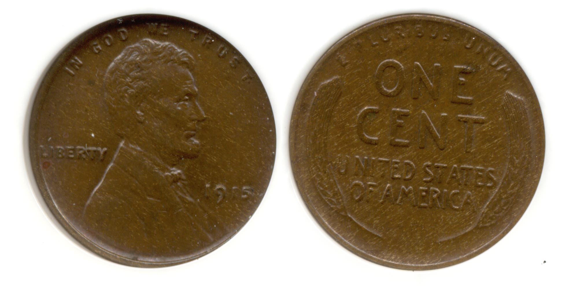 1915 Lincoln Cent PCI MS-65 Brown