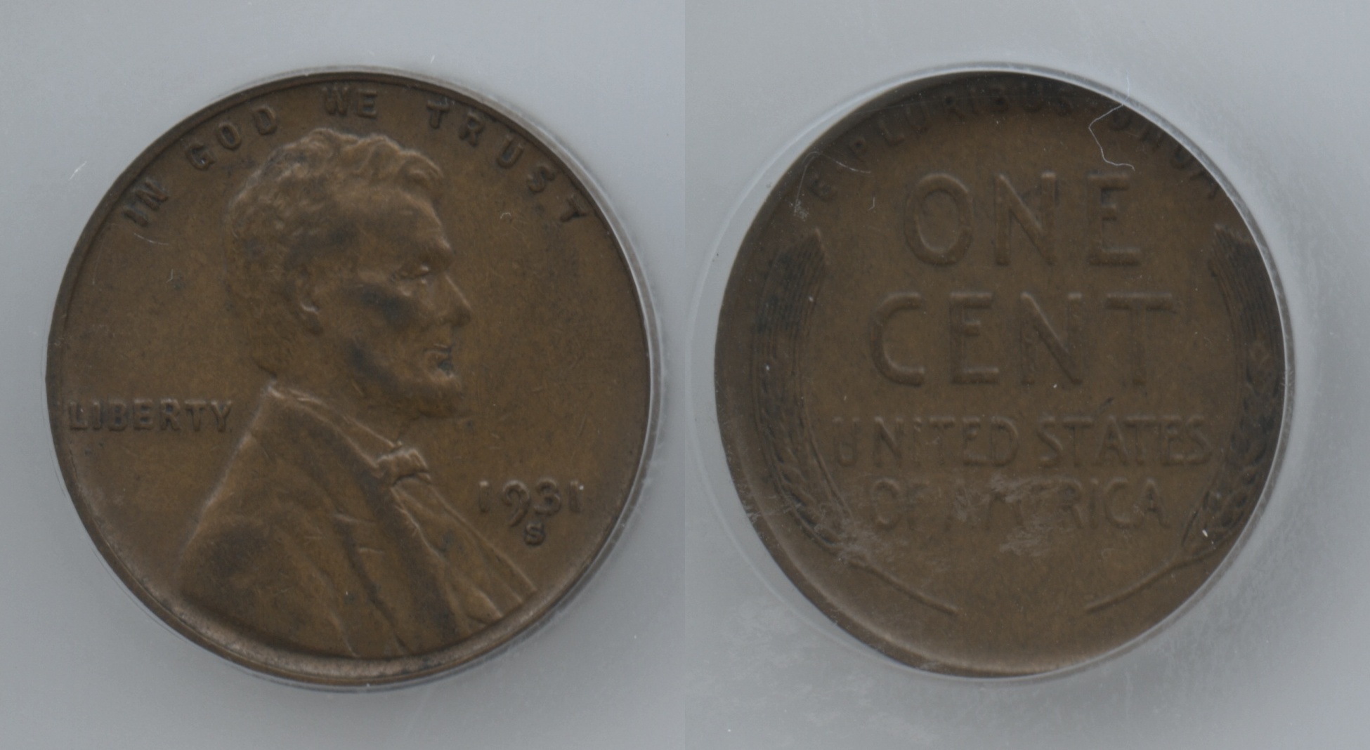 1931-S Lincoln Cent ICG VF-35