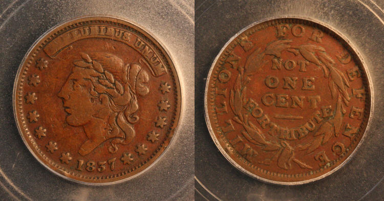 1837 HT-48 Hard Times Token ICG VF-25 camera small