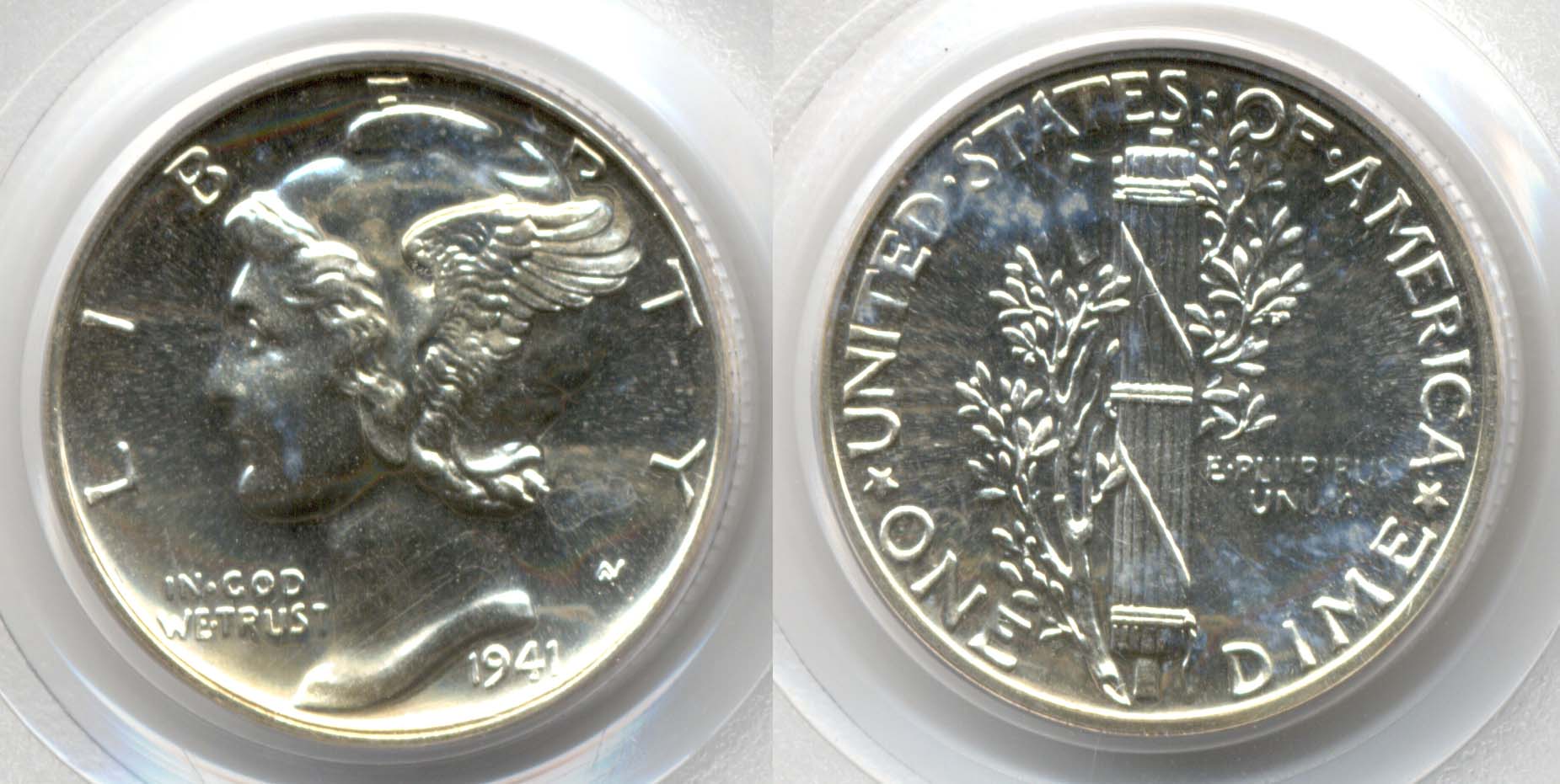 1941 Mercury Dime PCGS Proof-64