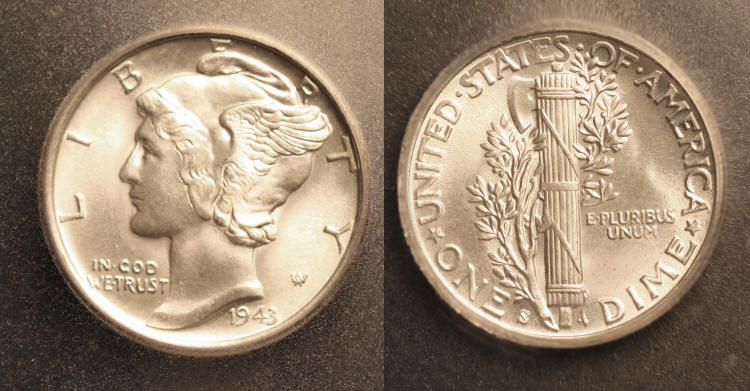 1943-S Mercury Dime ICG MS-67 camera small