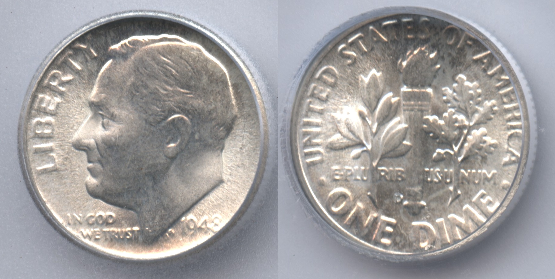1948-D Roosevelt Dime ICG MS-63