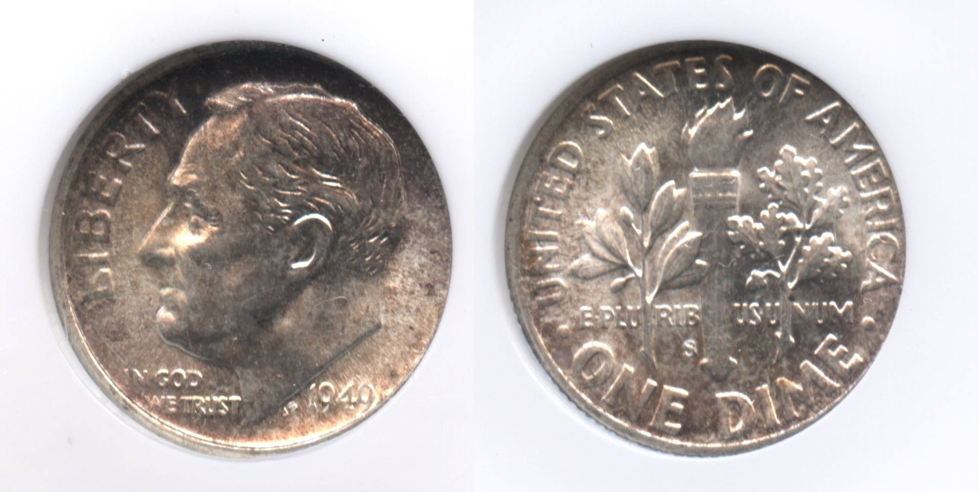 1949-S Roosevelt Dime NGC MS-66