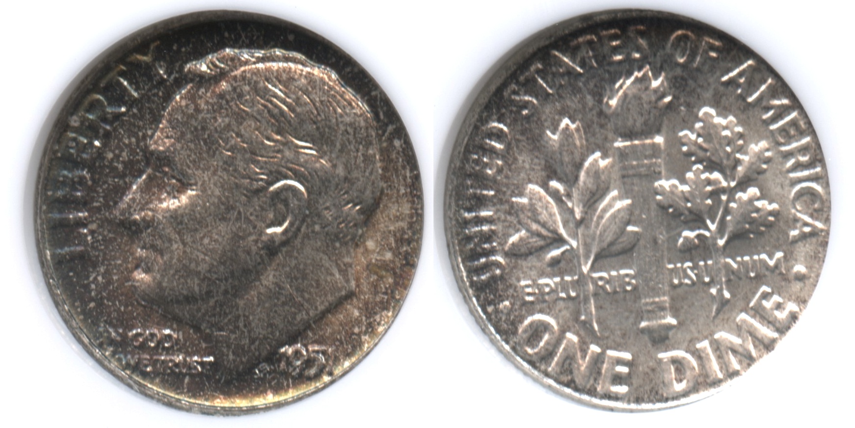 1951 Roosevelt Dime NGC MS-66 #b