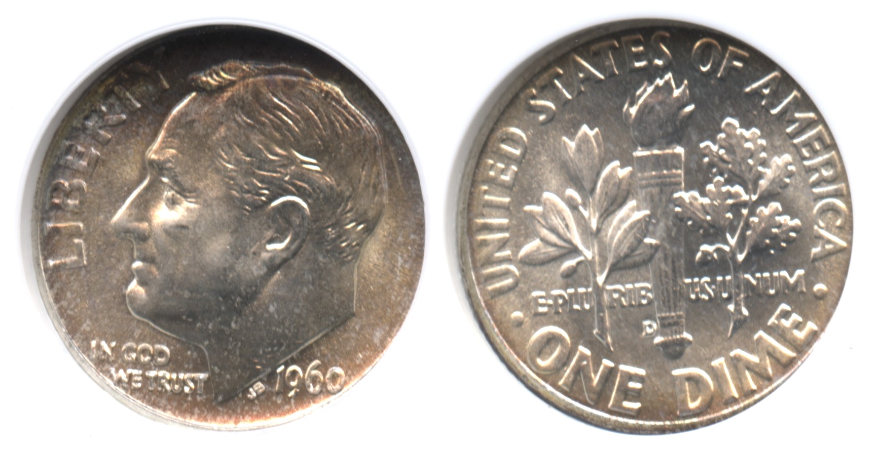 1960-D Roosevelt Dime NGC MS-66