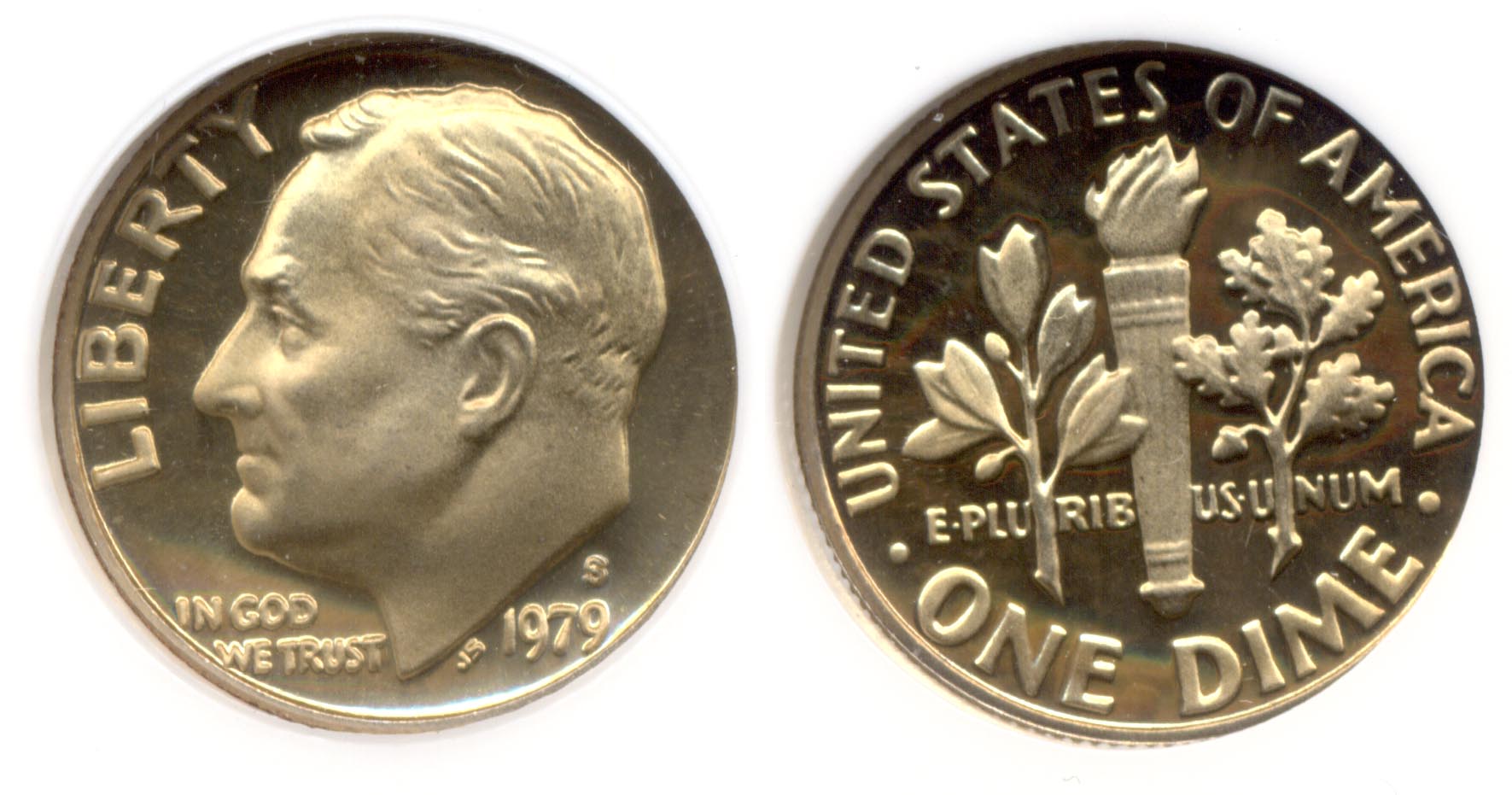 1979-S Type 2 Roosevelt Dime NGC Proof-69 Ultra Cameo