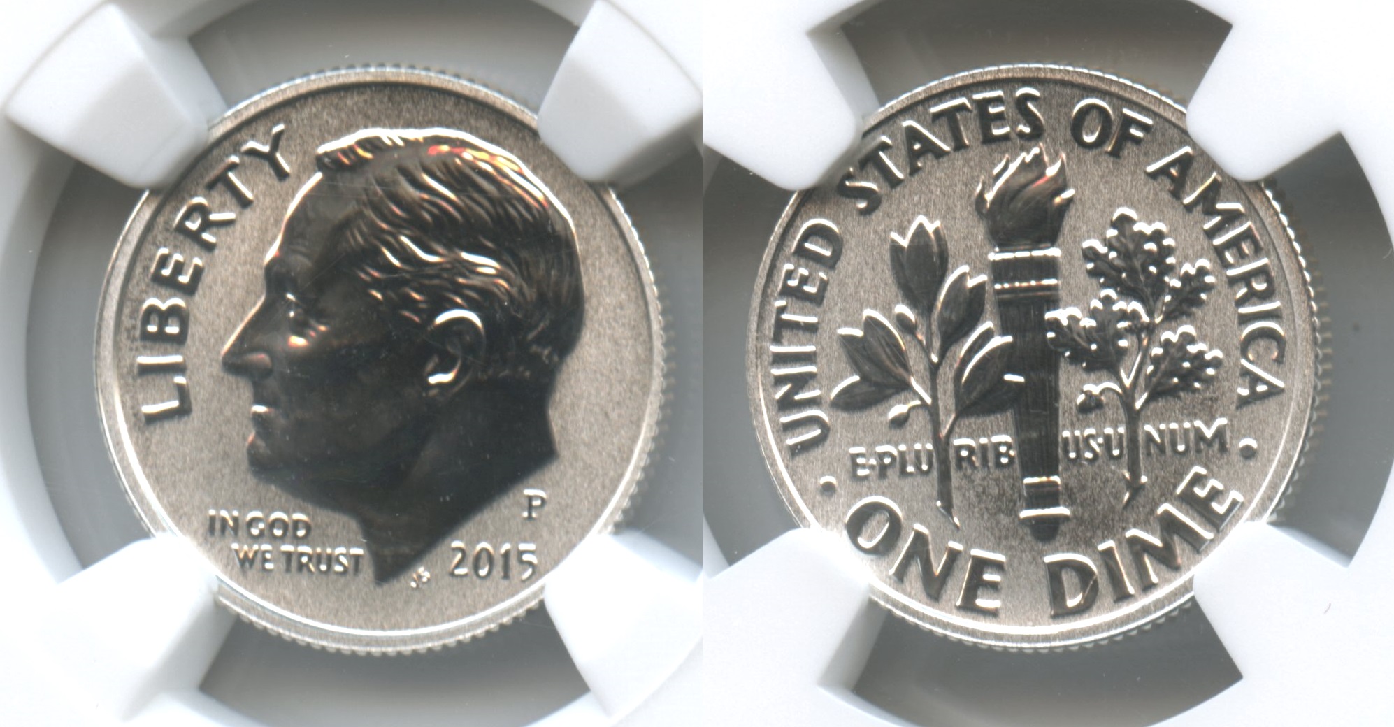 2015-P Roosevelt Dime NGC Reverse Proof-70
