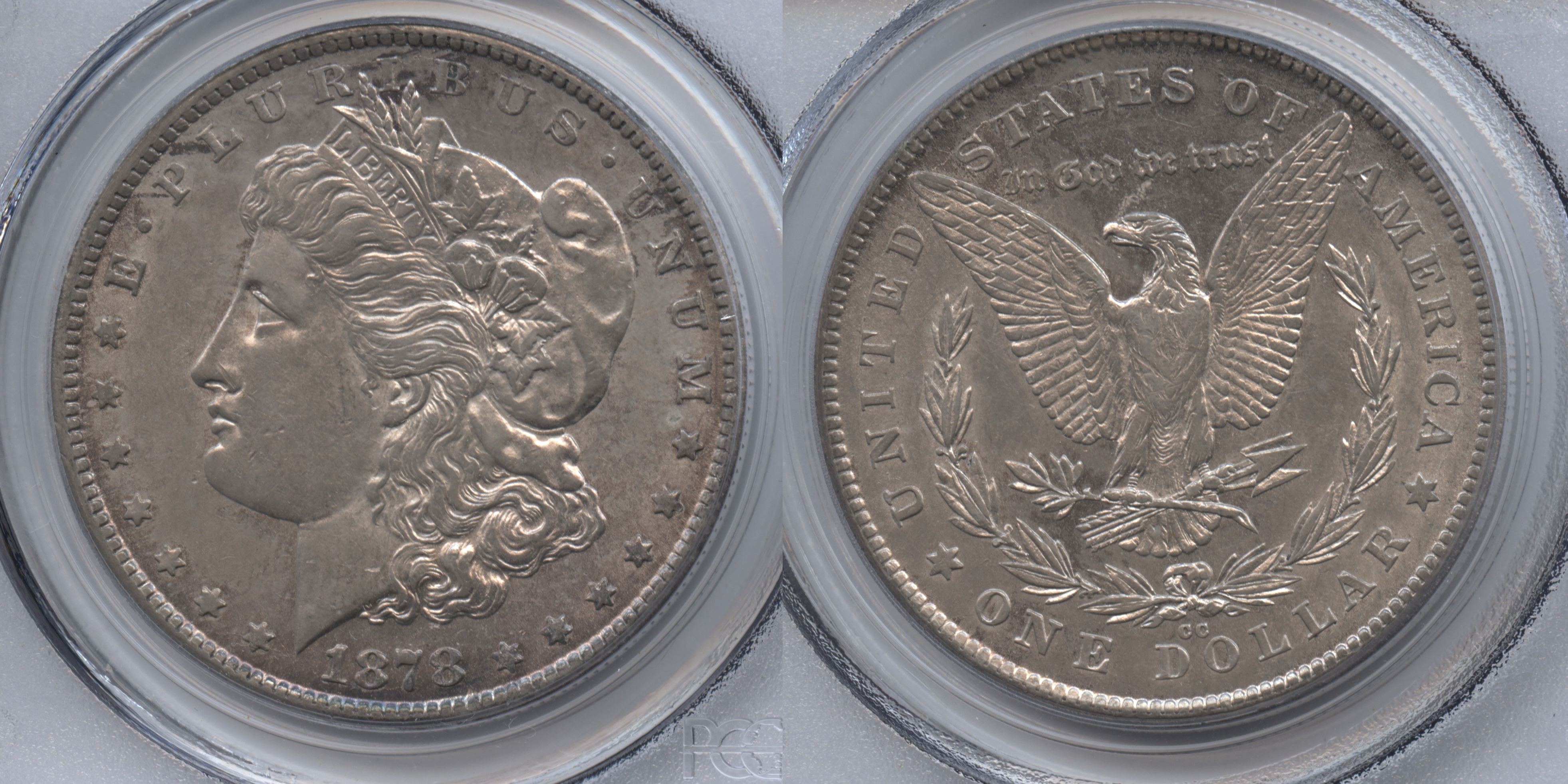 1878-CC Morgan Silver Dollar PCGS AU-55