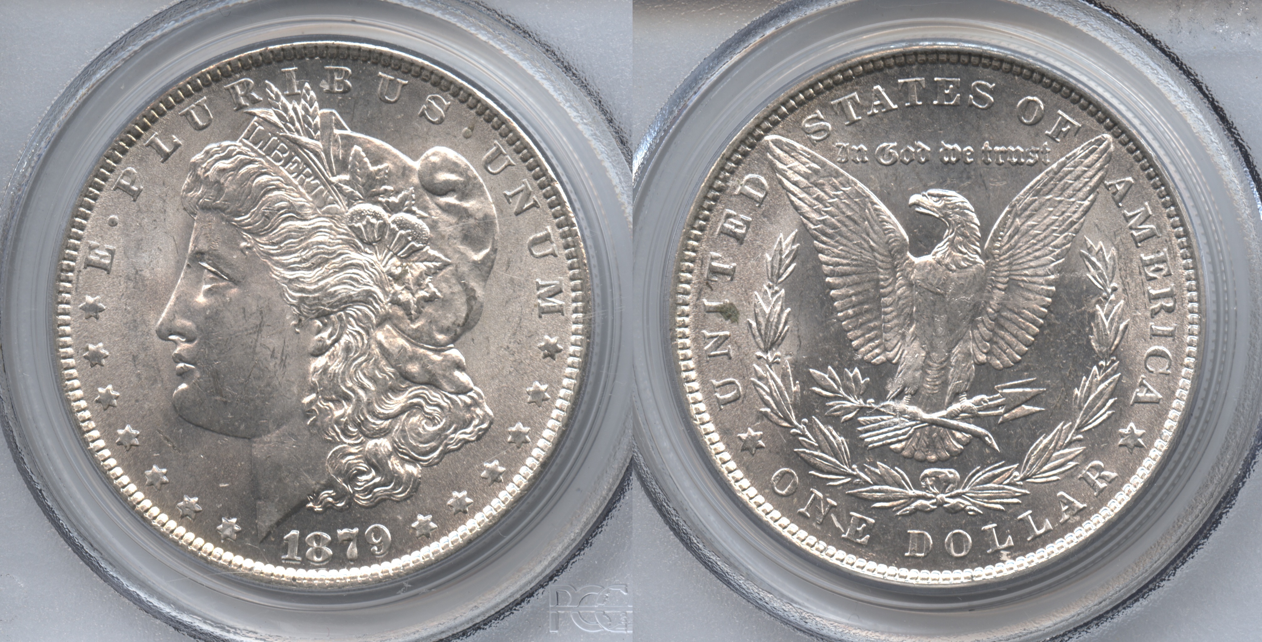 1879 Morgan Silver Dollar PCGS MS-62
