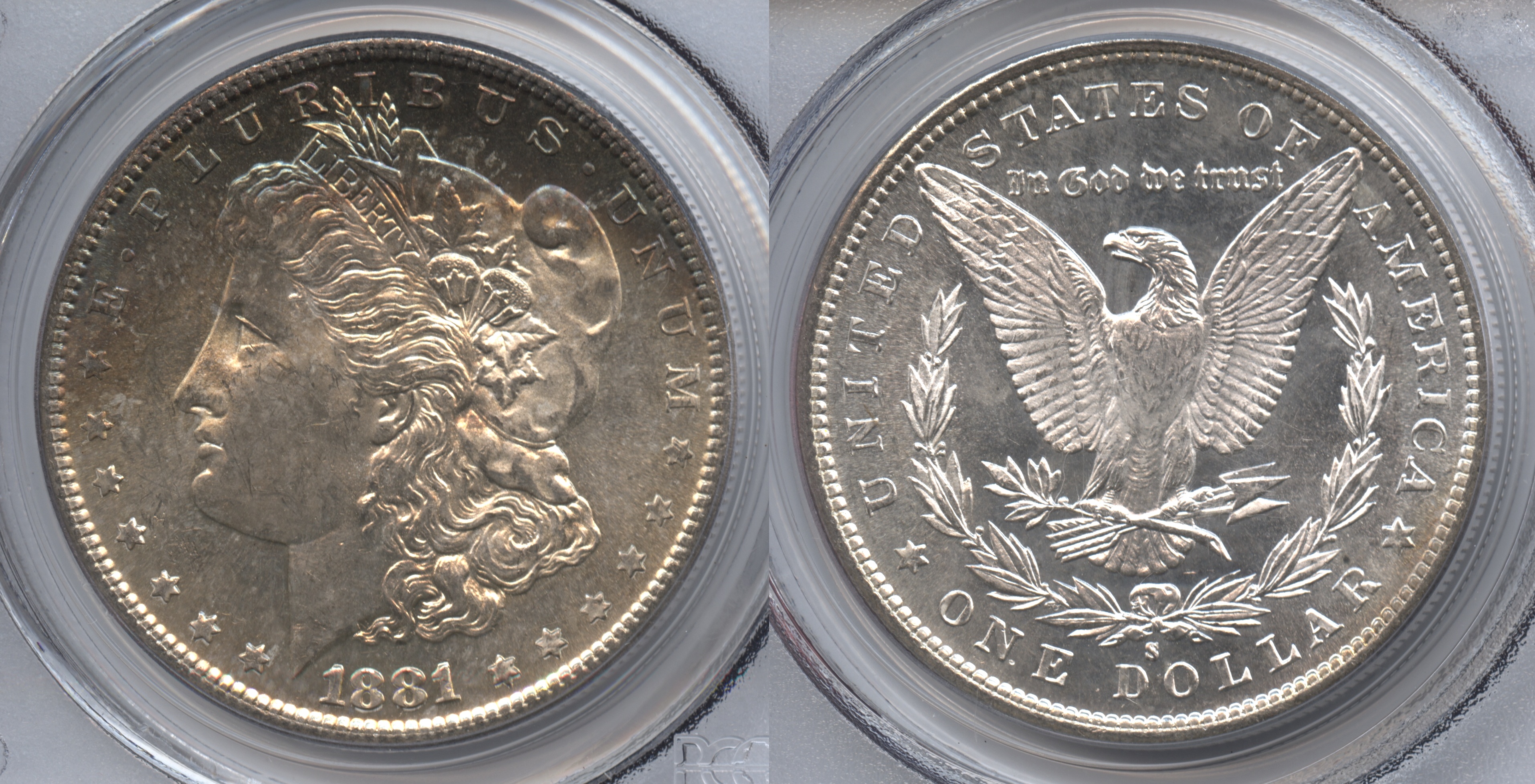 1881-S Morgan Silver Dollar PCGS MS-64 #d