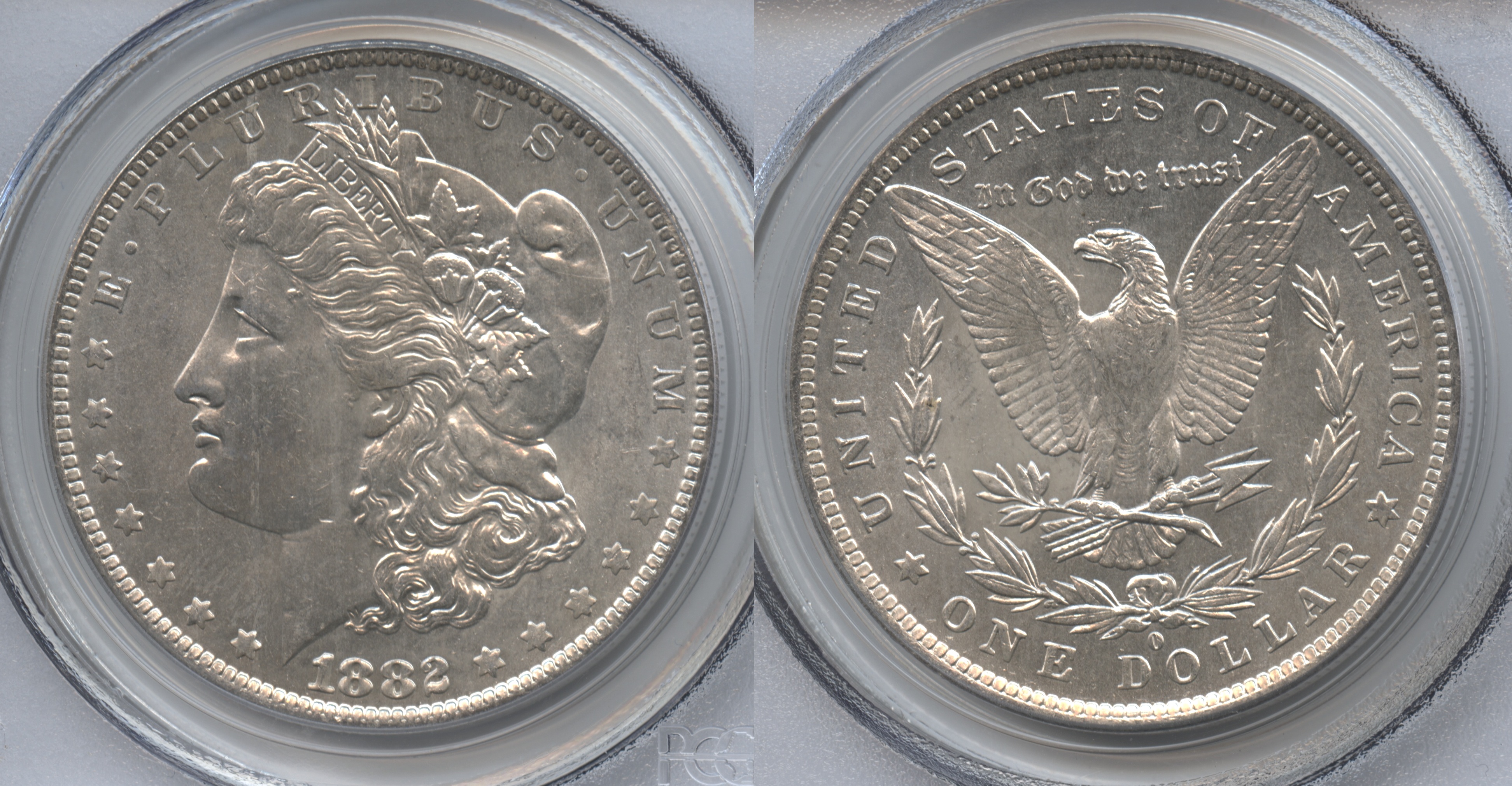 1882-O Morgan Silver Dollar PCGS MS-63