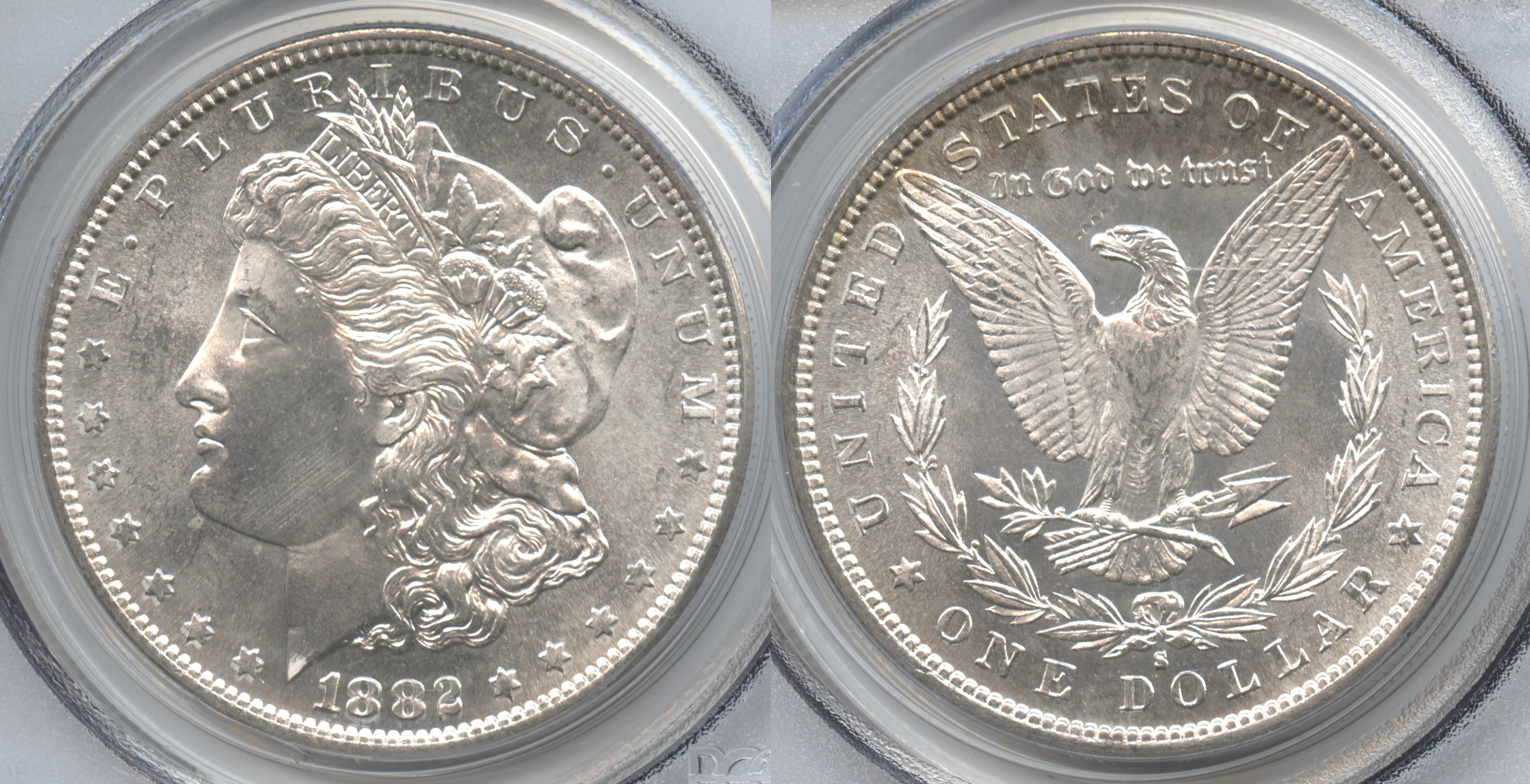 1882-S Morgan Silver Dollar PCGS MS-65