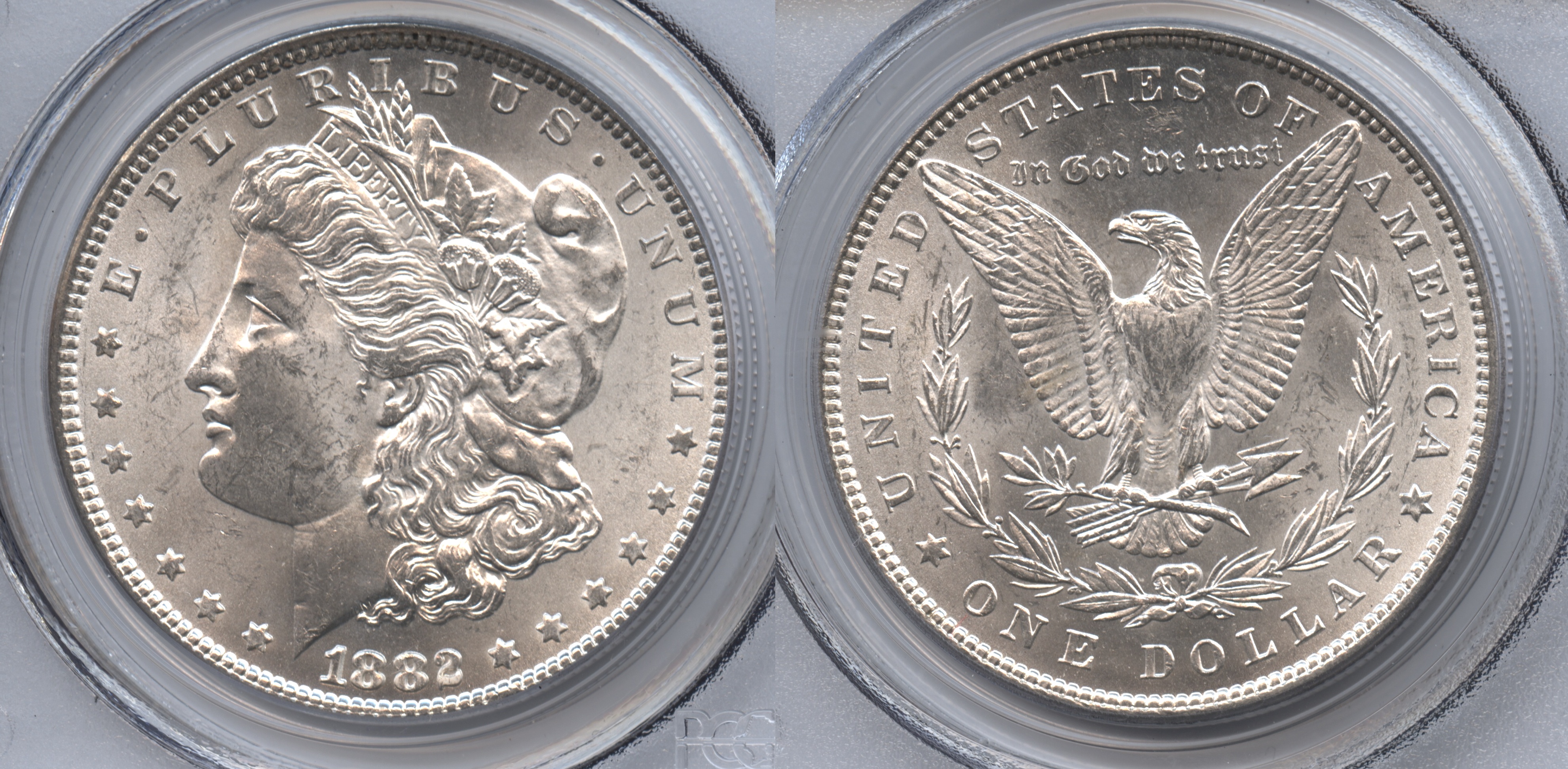 1882 Morgan Silver Dollar PCGS MS-62