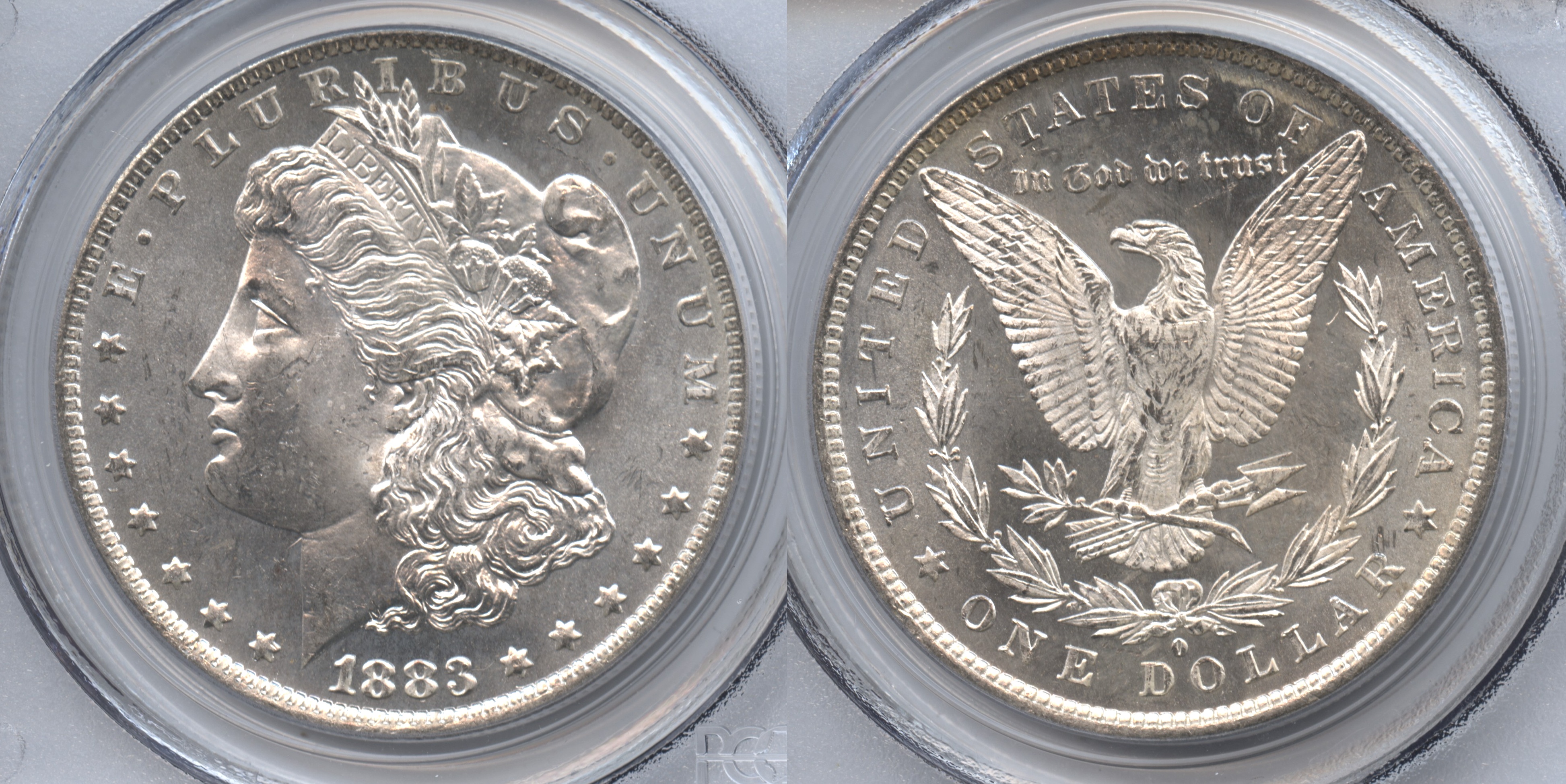 1883-O Morgan Silver Dollar PCGS MS-64 #a VAM-30, Dash Under 8, O Tilted Right