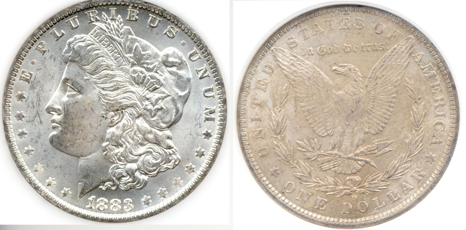 1883-O Morgan Silver Dollar PCI MS-64 c