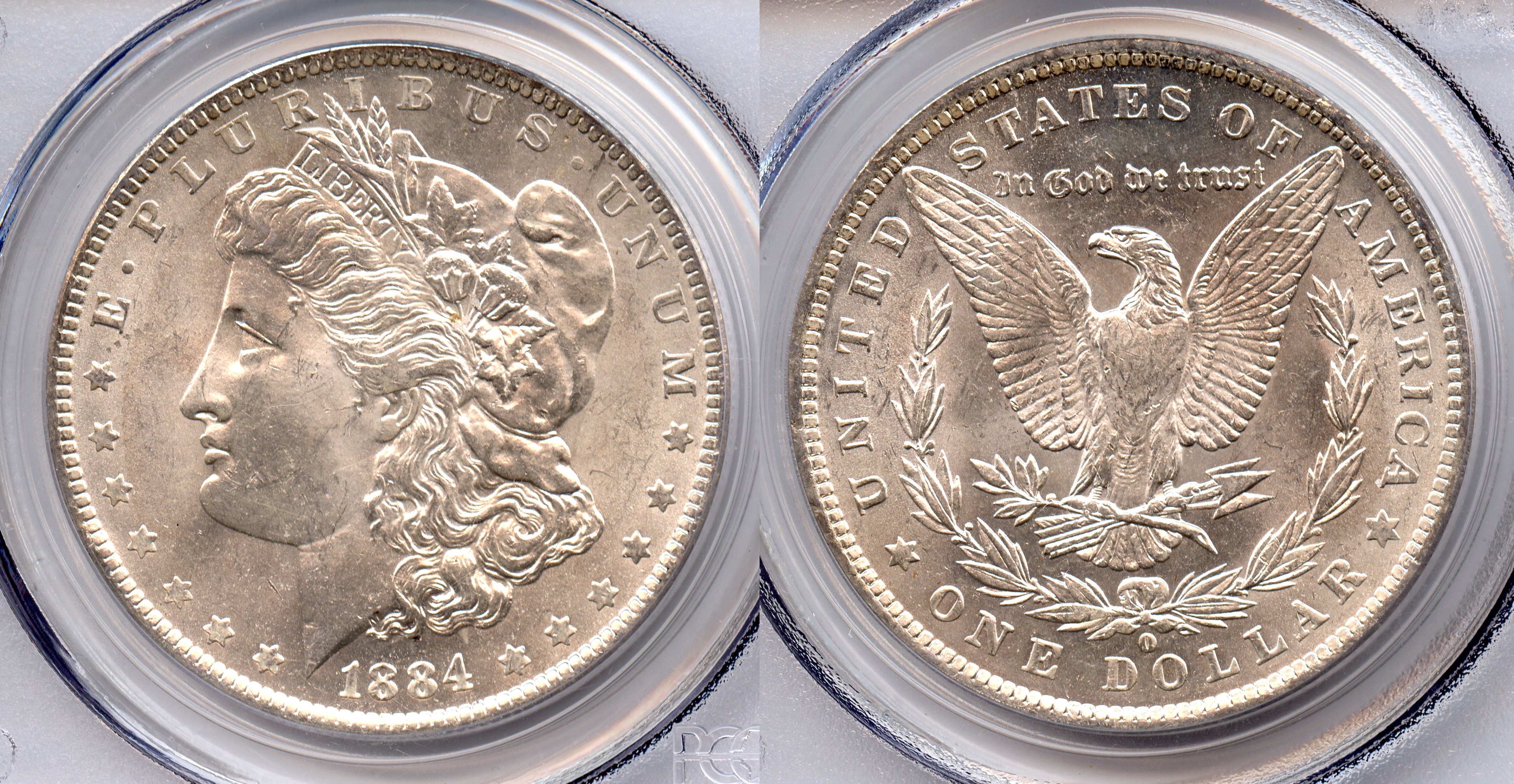 1884-O Morgan Silver Dollar PCGS MS-63 #a