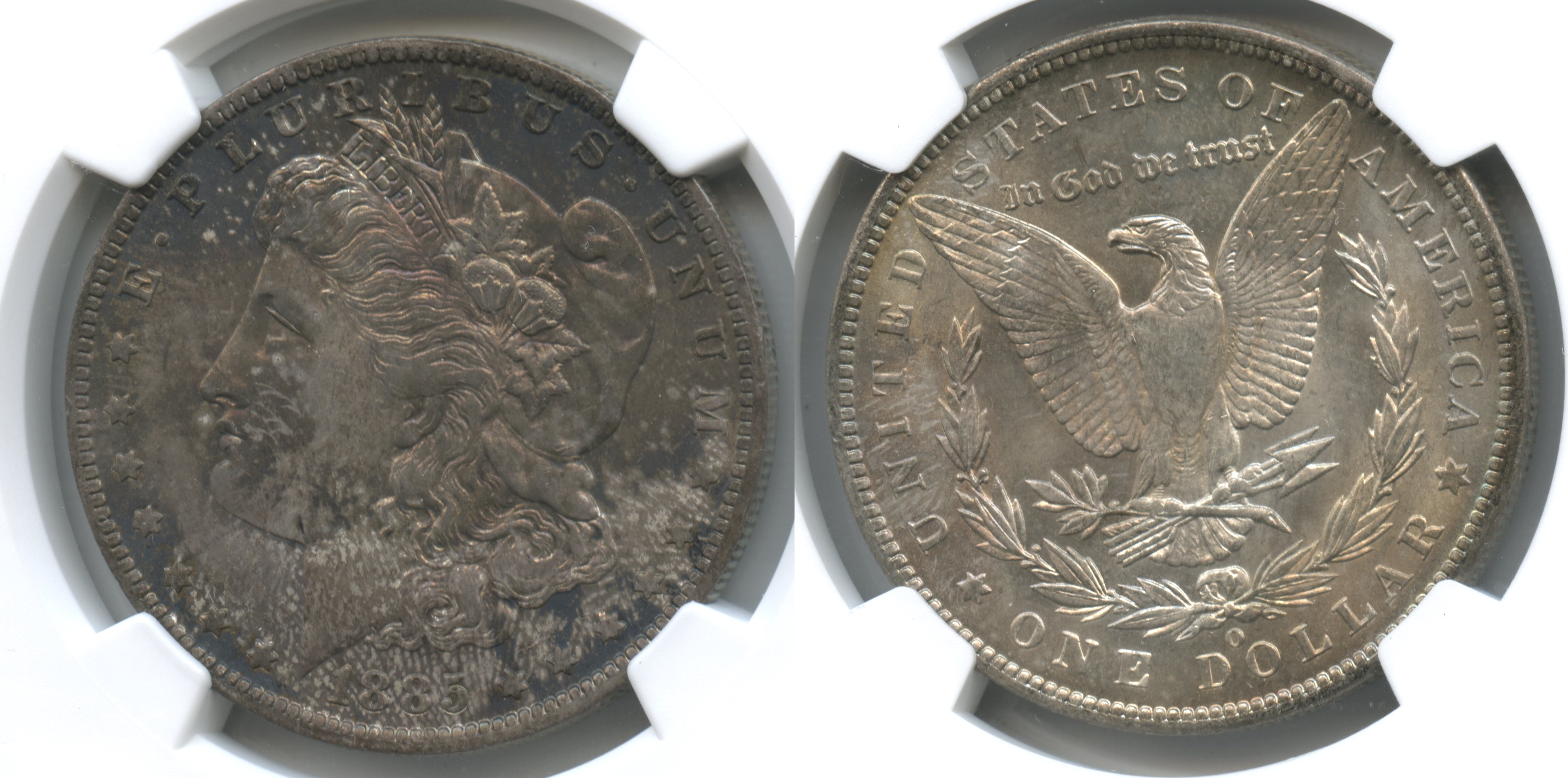 1885-O Morgan Silver Dollar NGC MS-63
