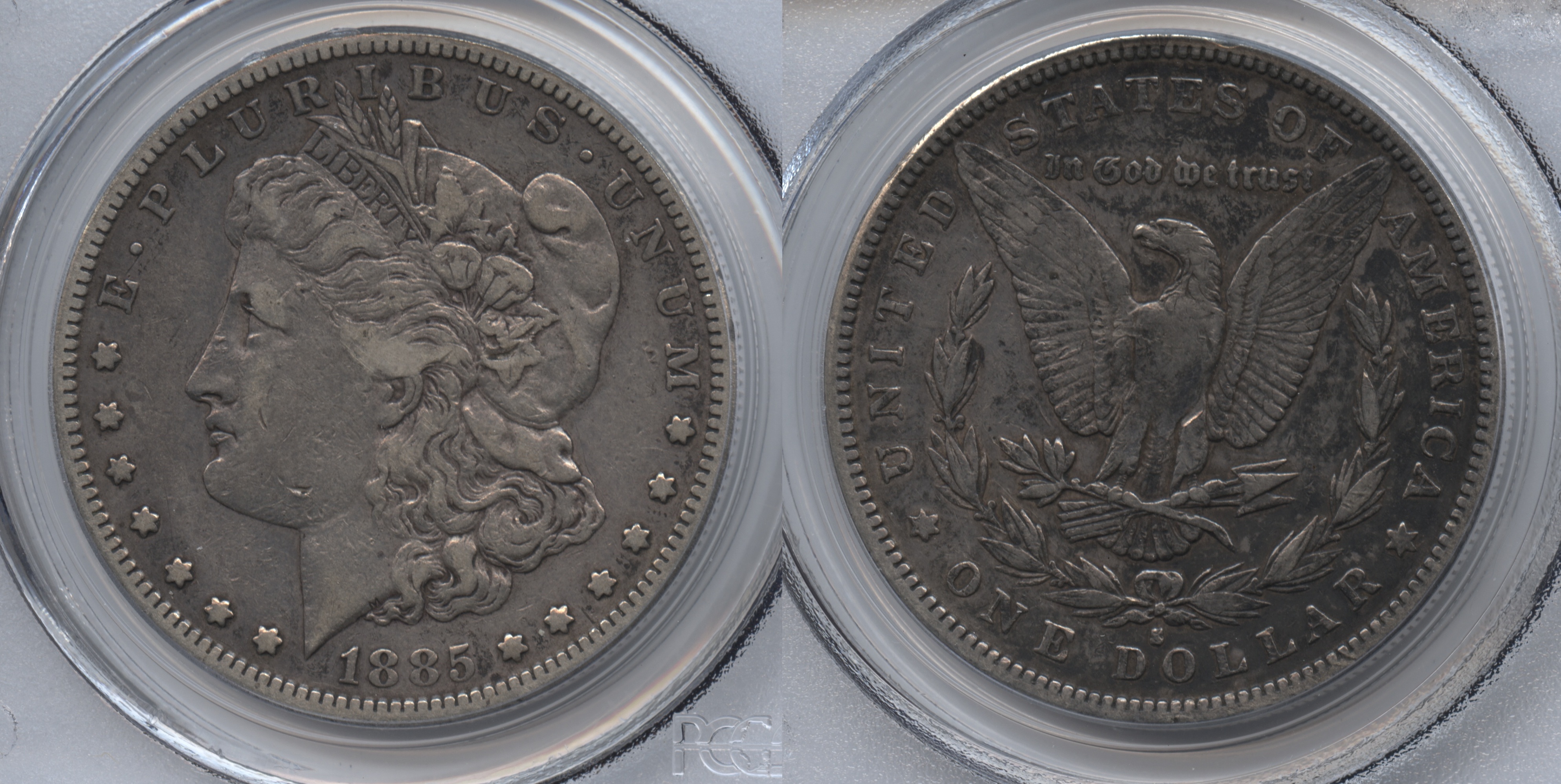 1885-S Morgan Silver Dollar PCGS VF-30