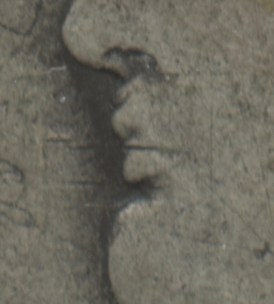 1888-O Morgan Silver Dollar ANACS Authentic Hot Lips close up