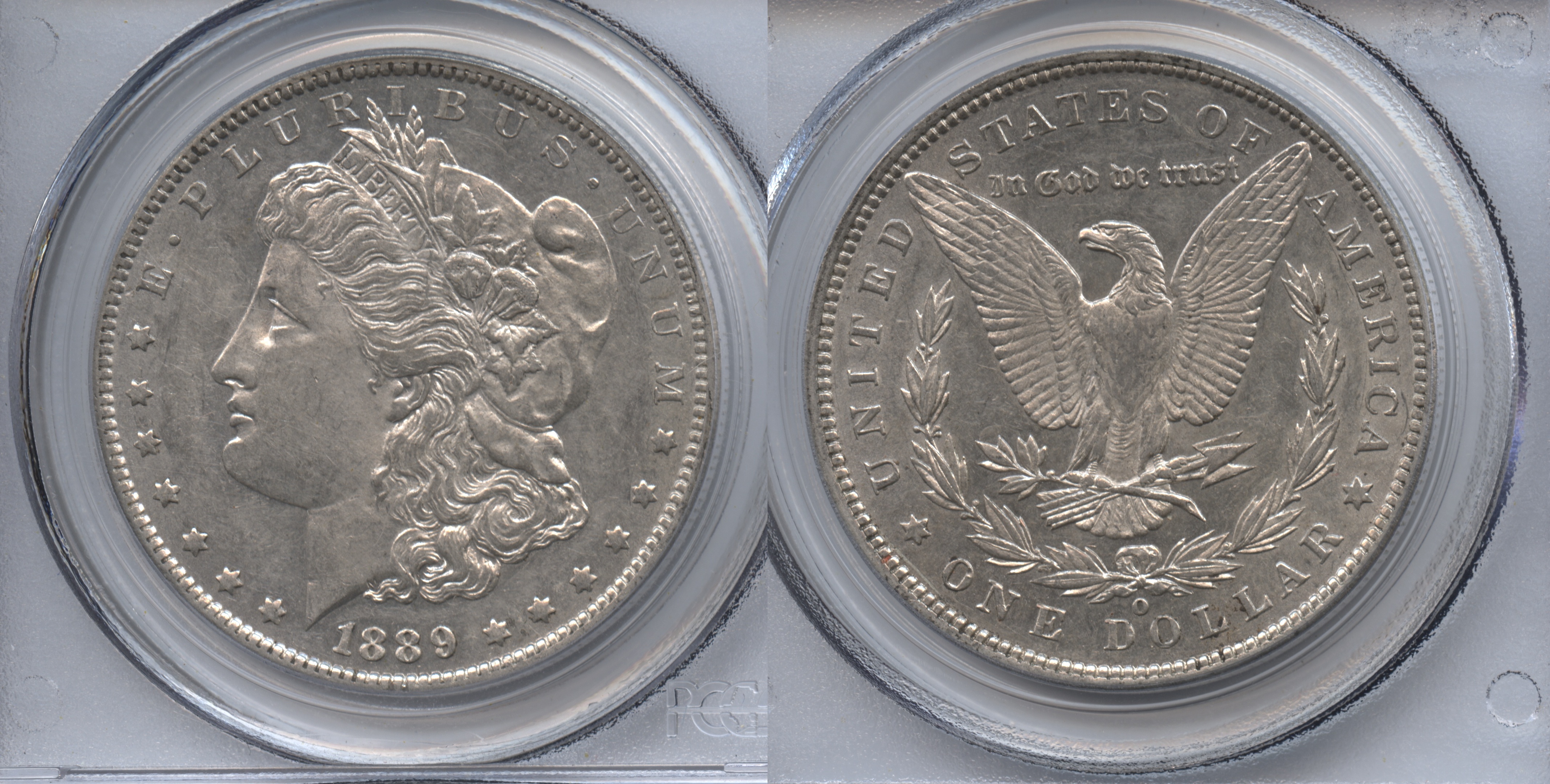1889-O Morgan Silver Dollar PCGS AU-55