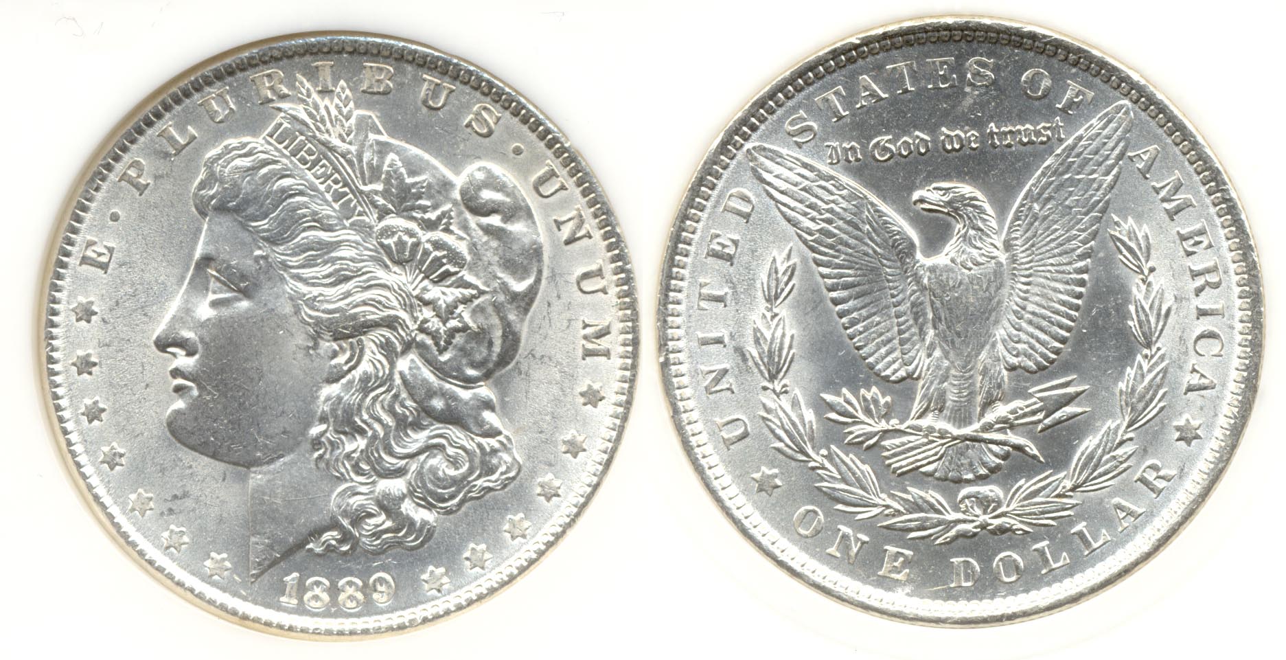 1889 Morgan Silver Dollar PCI MS-64 PQ