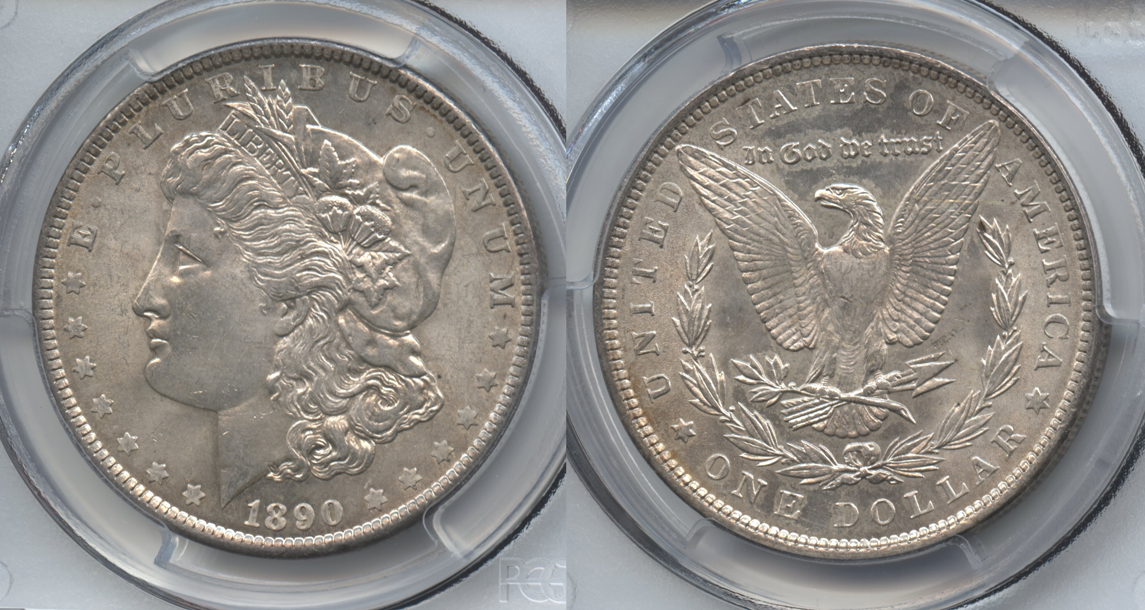 1890 Morgan Silver Dollar PCGS MS-64