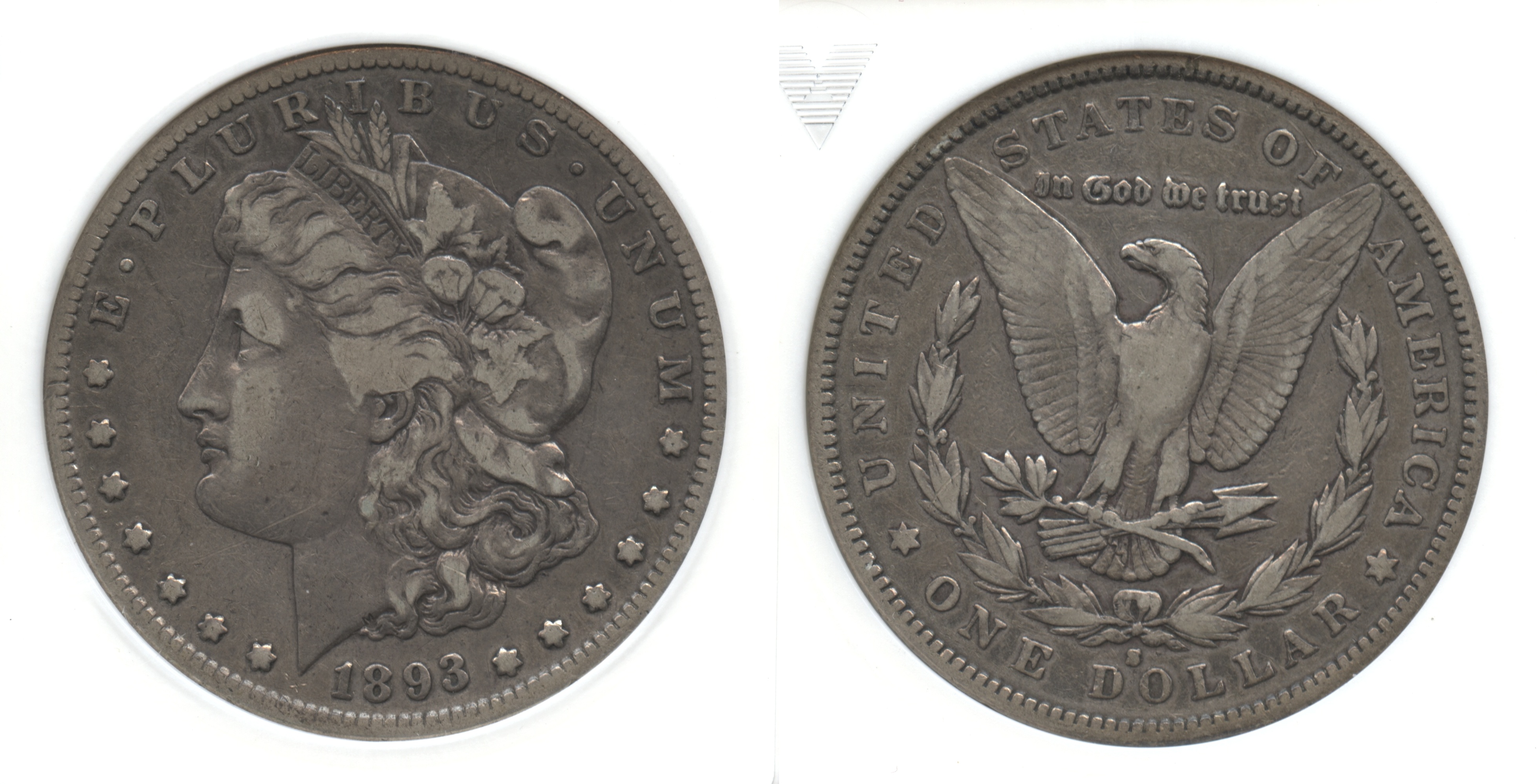 1893-S Morgan Silver Dollar ANACS VF-20