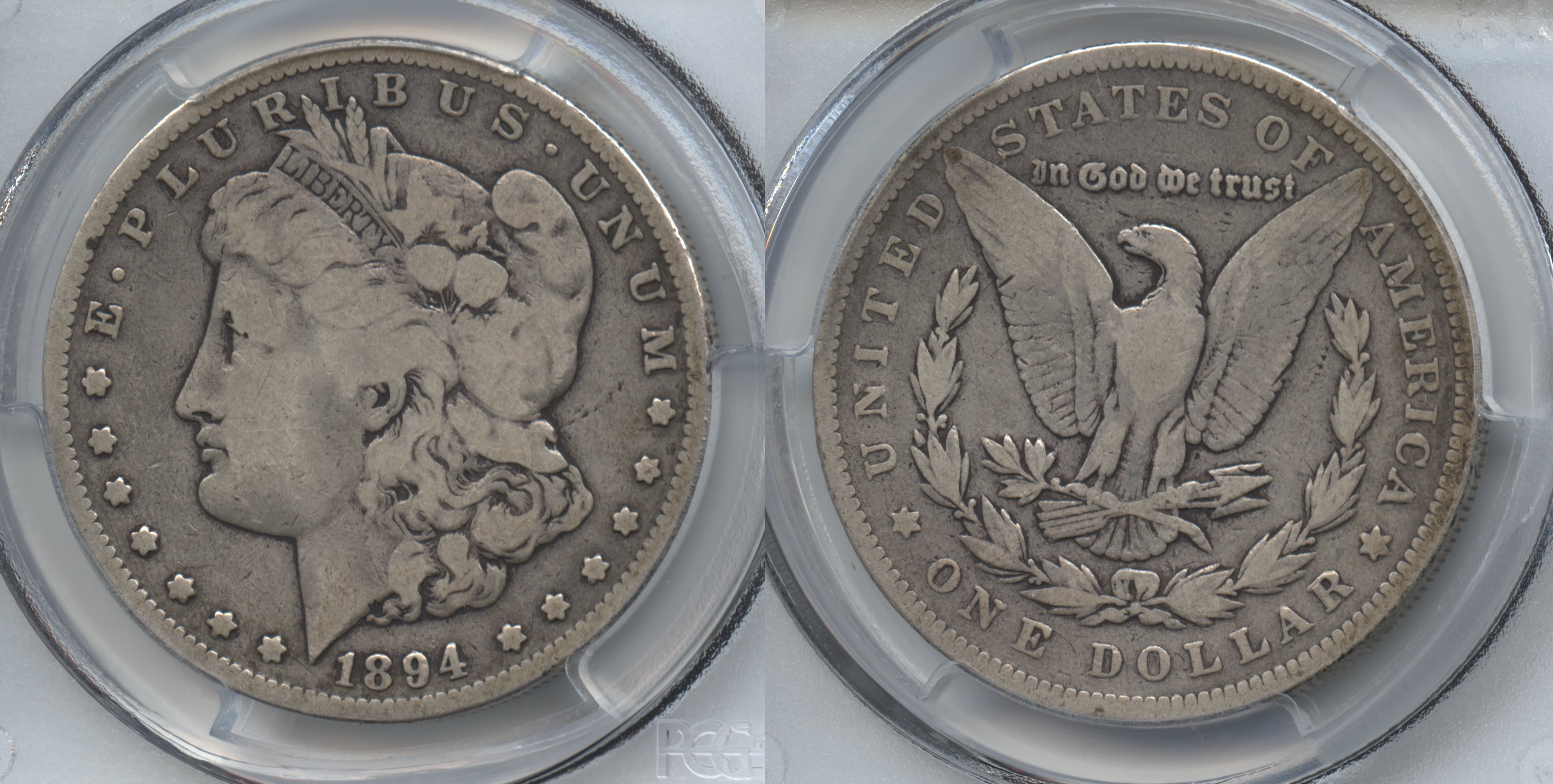 1894 Morgan Silver Dollar PCGS VG-8