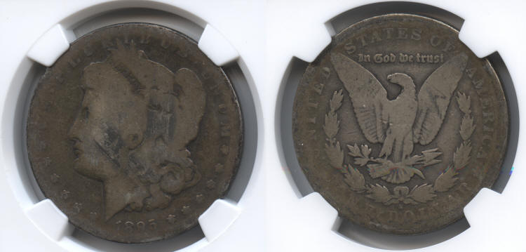 1895-S Morgan Silver Dollar NGC AG-3 Details small