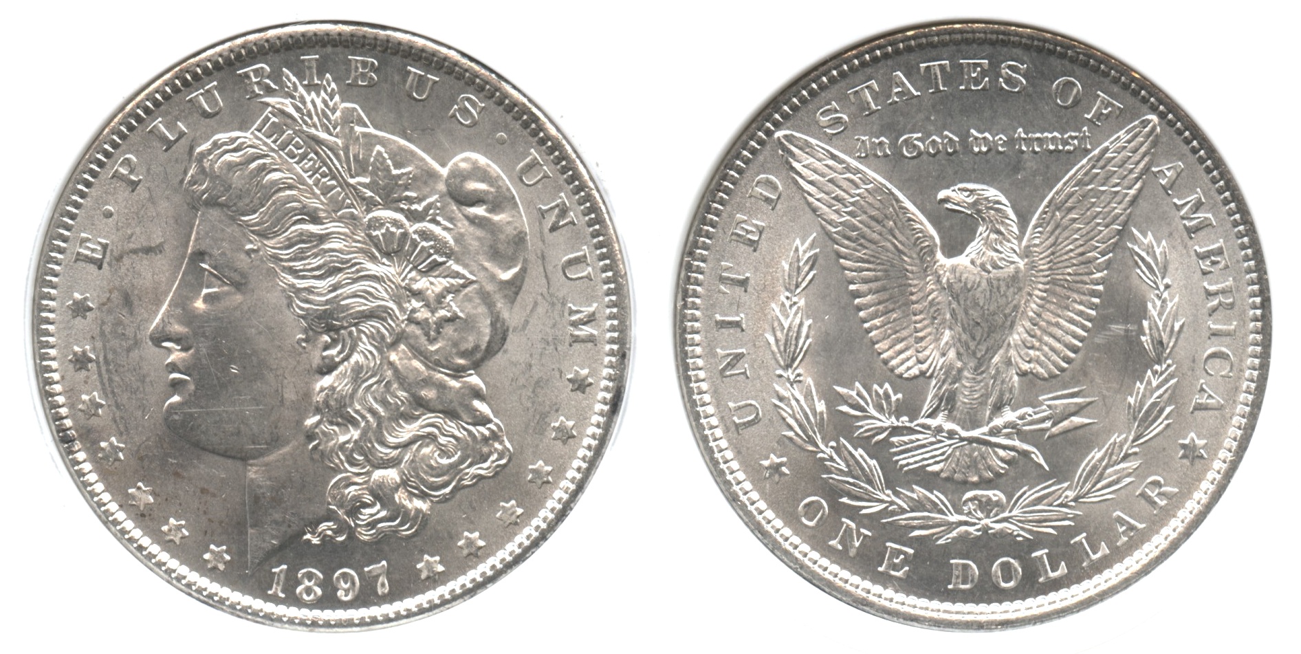 1897 Morgan Silver Dollar PCI MS-64