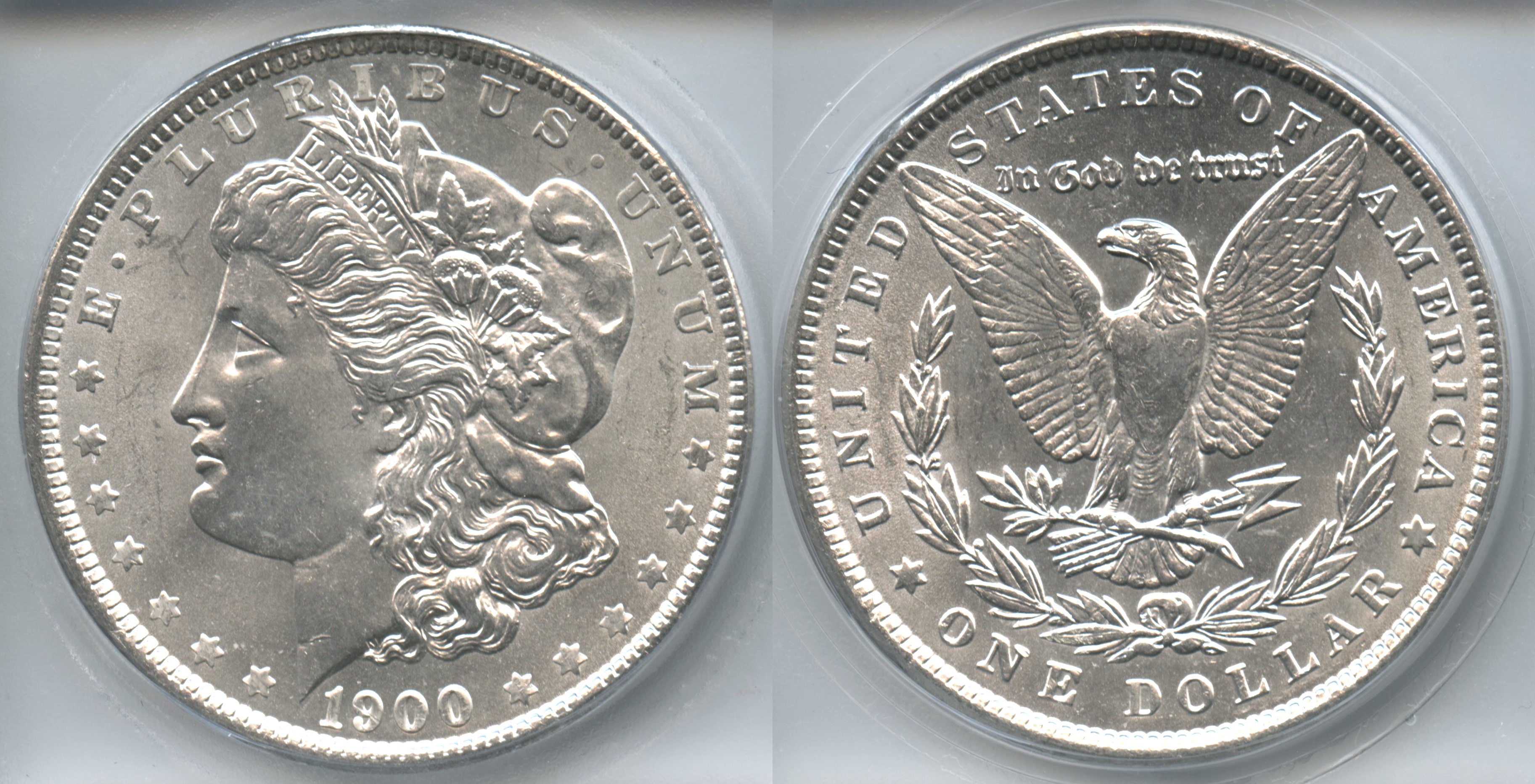 1900 Morgan Silver Dollar ICG MS-65