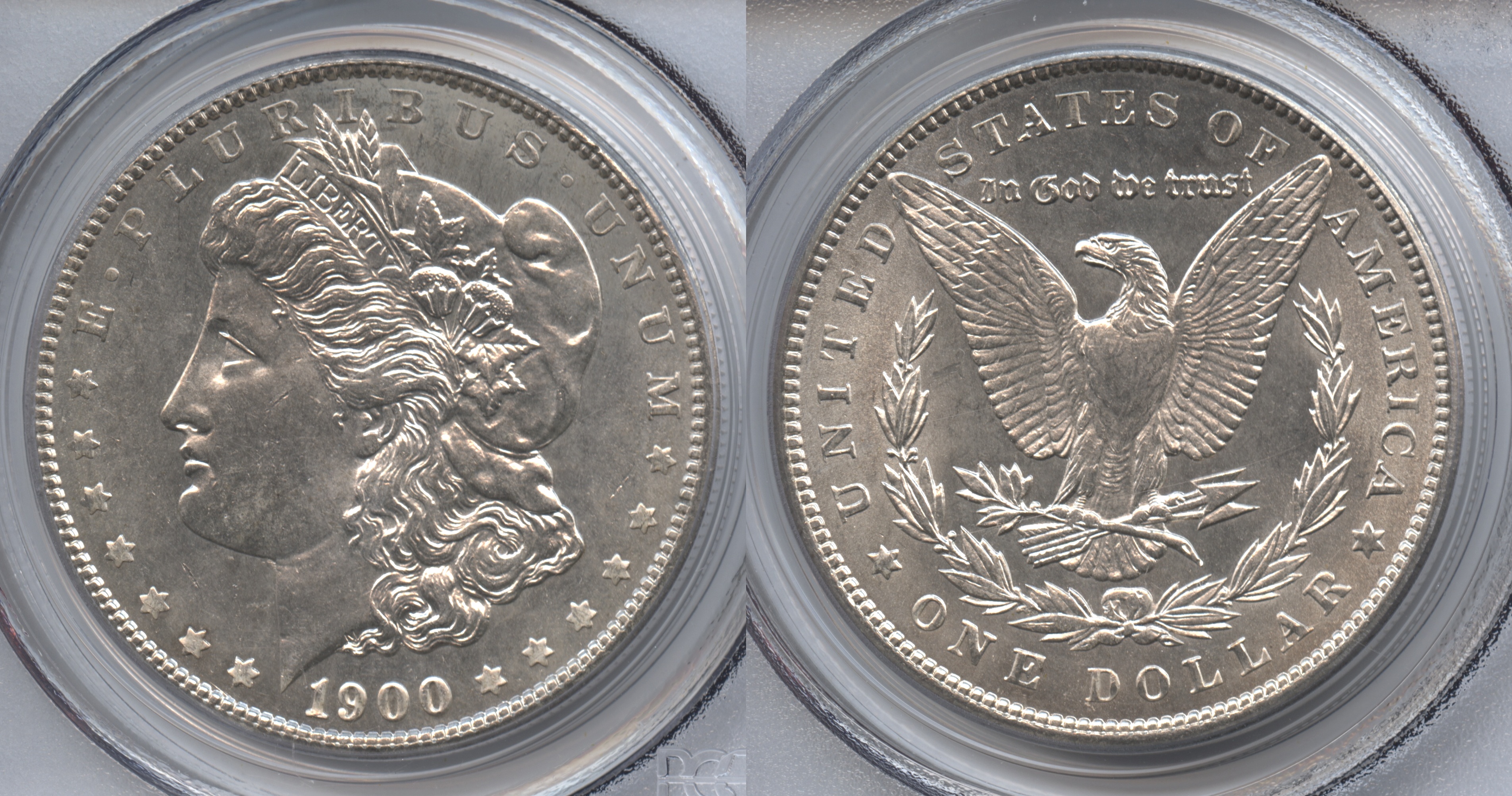 1900 Morgan Silver Dollar PCGS MS-63