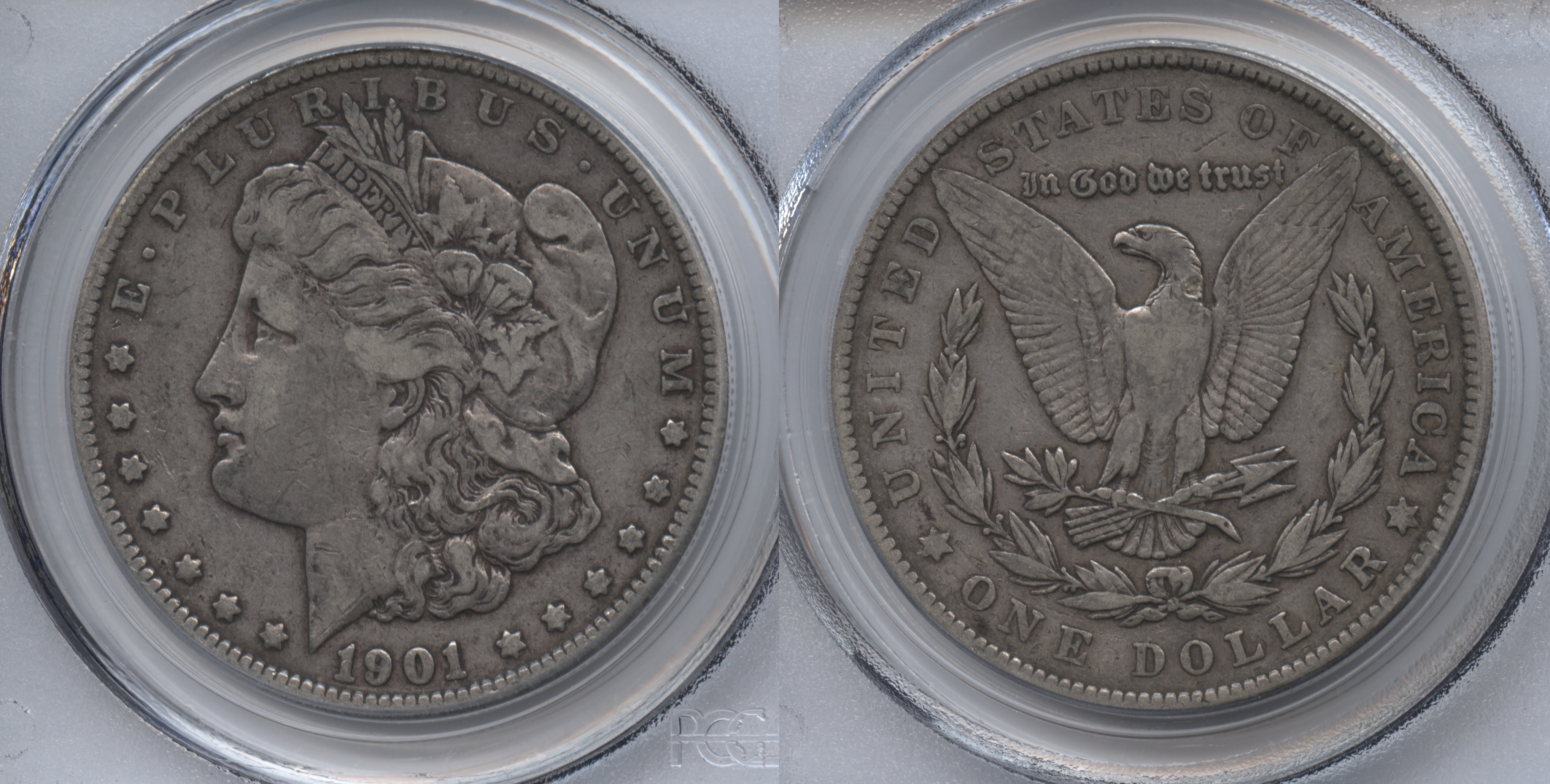 1901 Morgan Silver Dollar PCGS VF-30