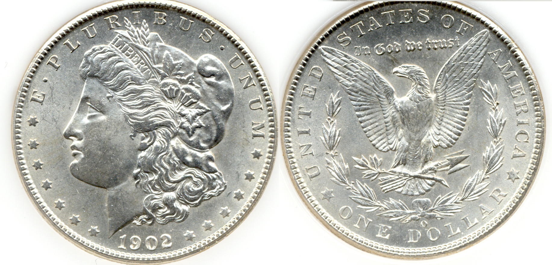 1902-O Morgan Silver Dollar PCI MS-64