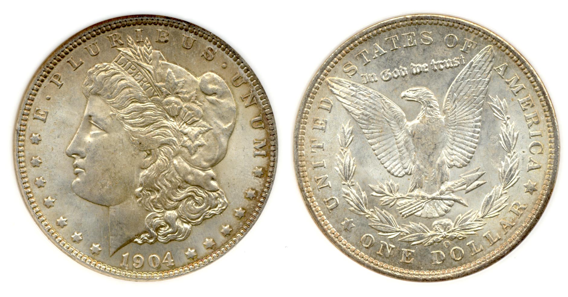 1904-O Morgan Silver Dollar NGC MS-64