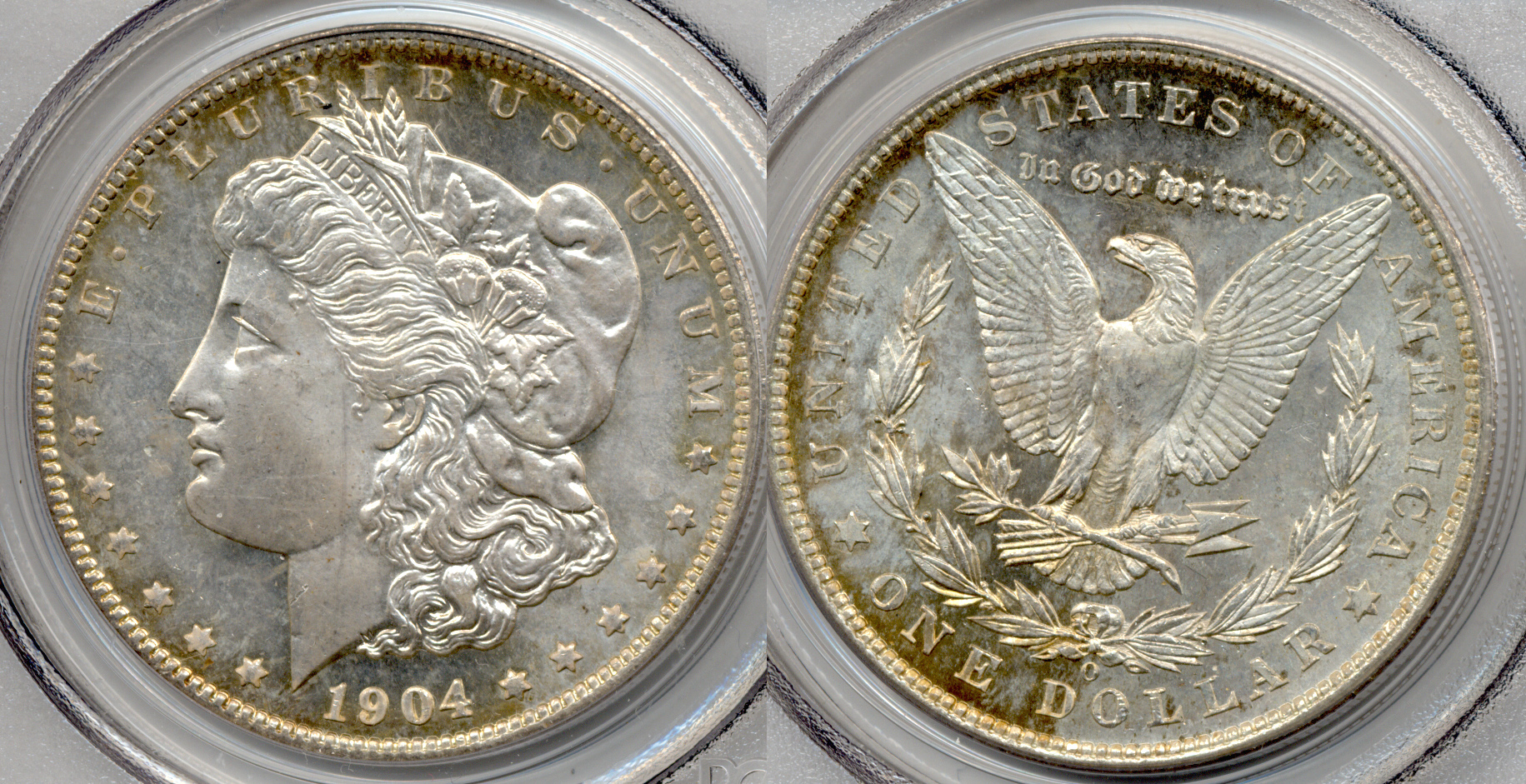 1904-O Morgan Silver Dollar in PCGS MS-64