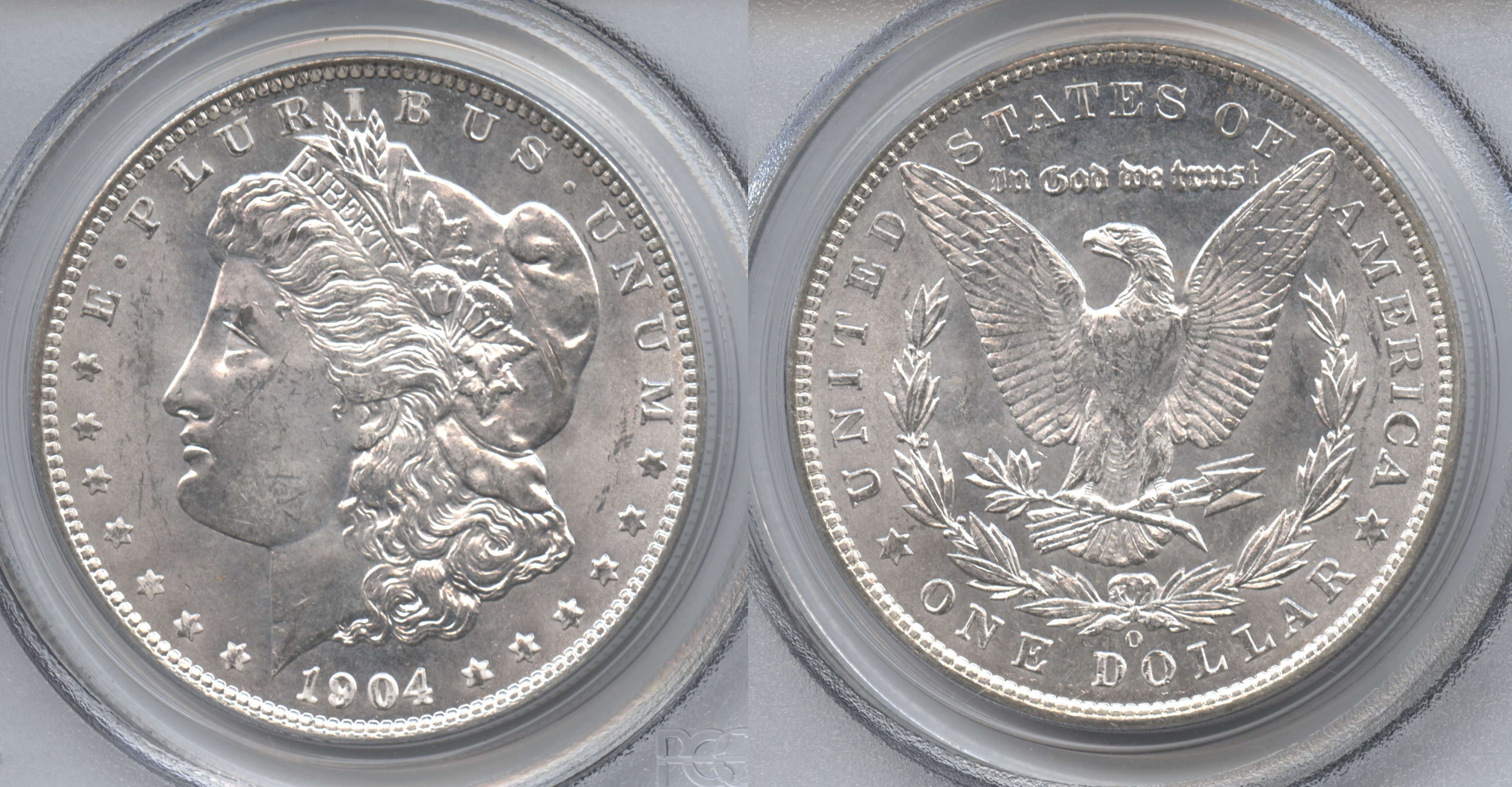 1904-O Morgan Silver Dollar PCGS MS-64 #a VAM-21 Doubled 0 and Profile, High O