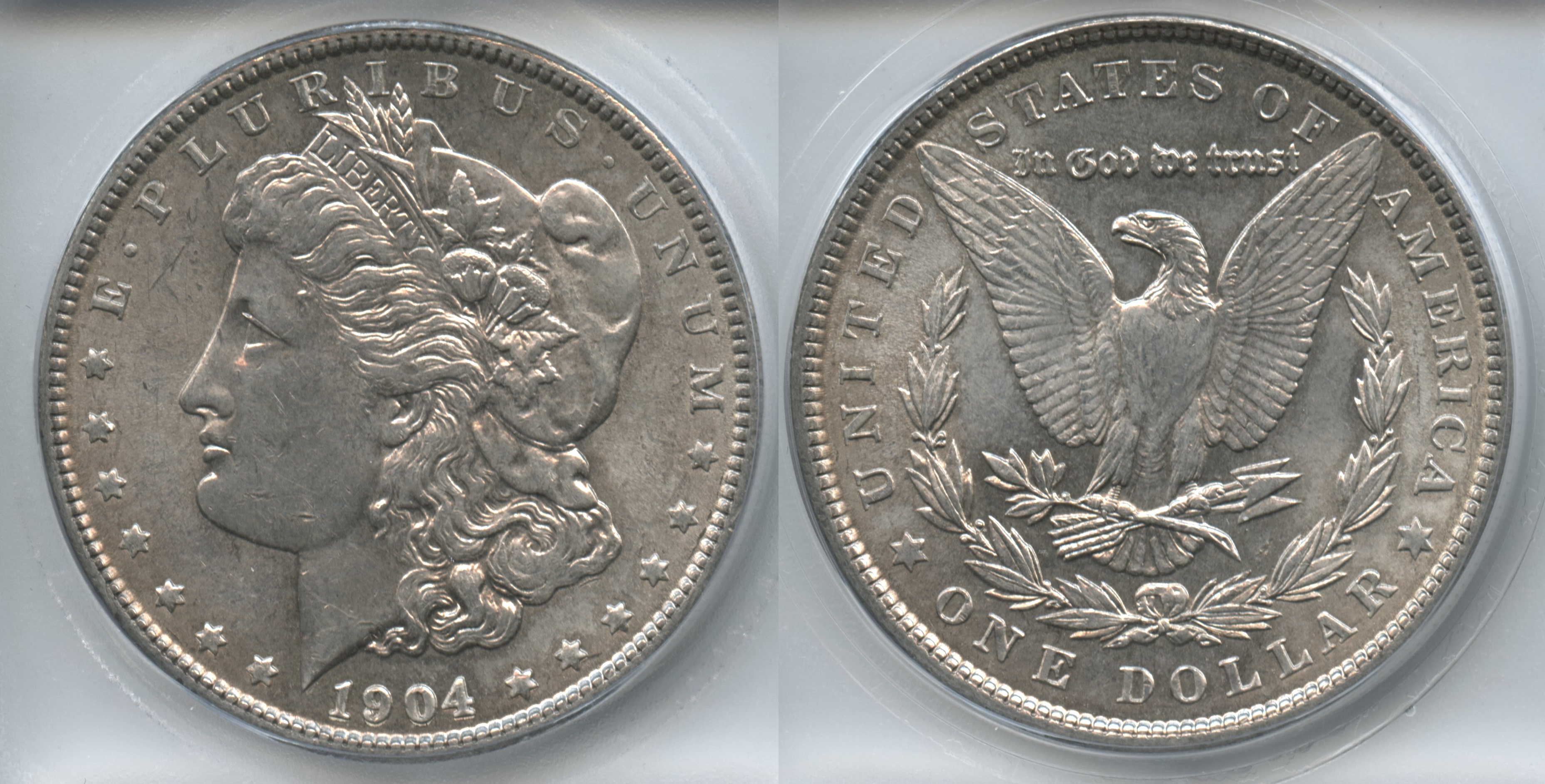 1904 Morgan Silver Dollar ICG MS-62