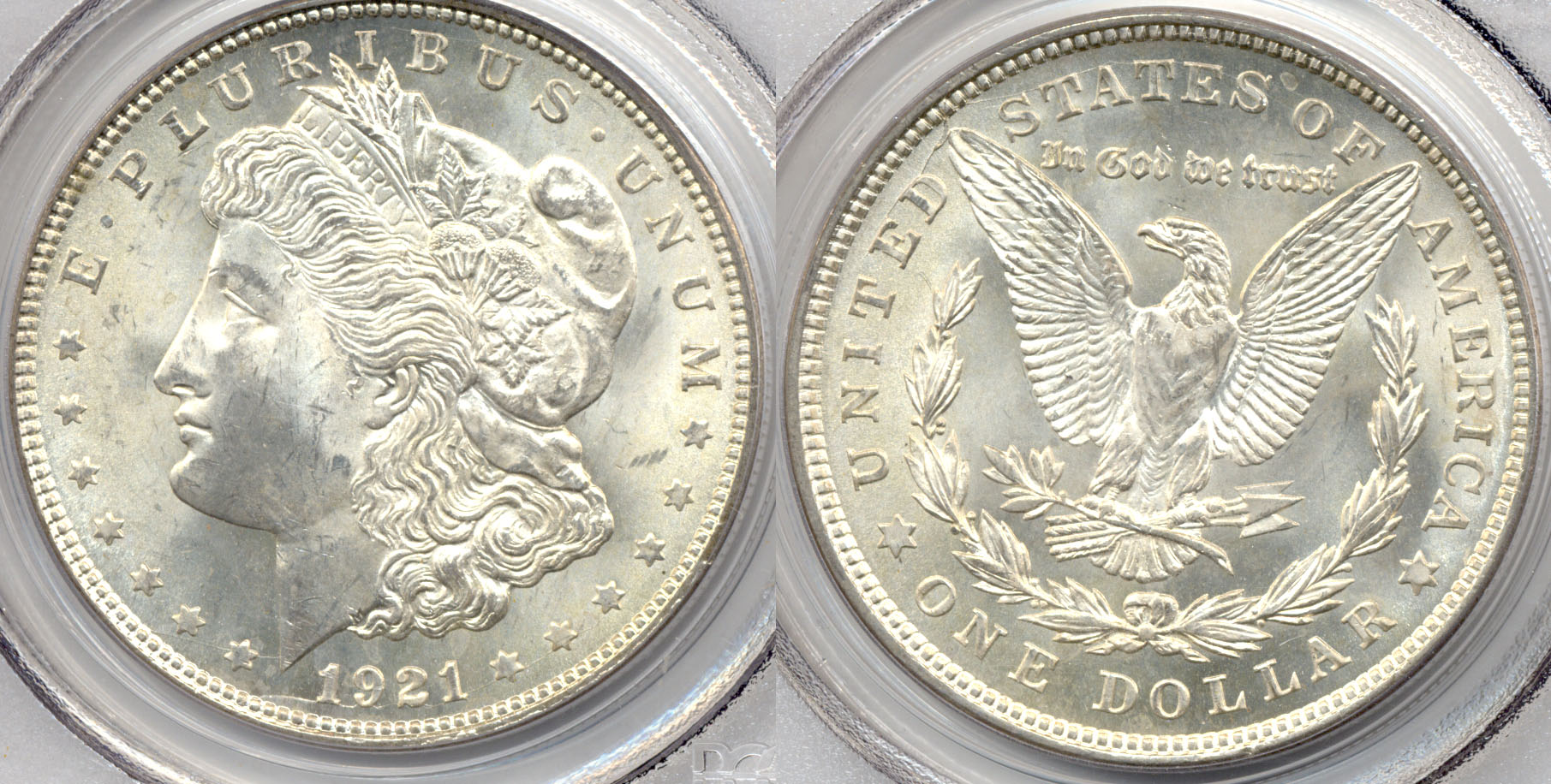 1921 Morgan Silver Dollar PCGS MS-64