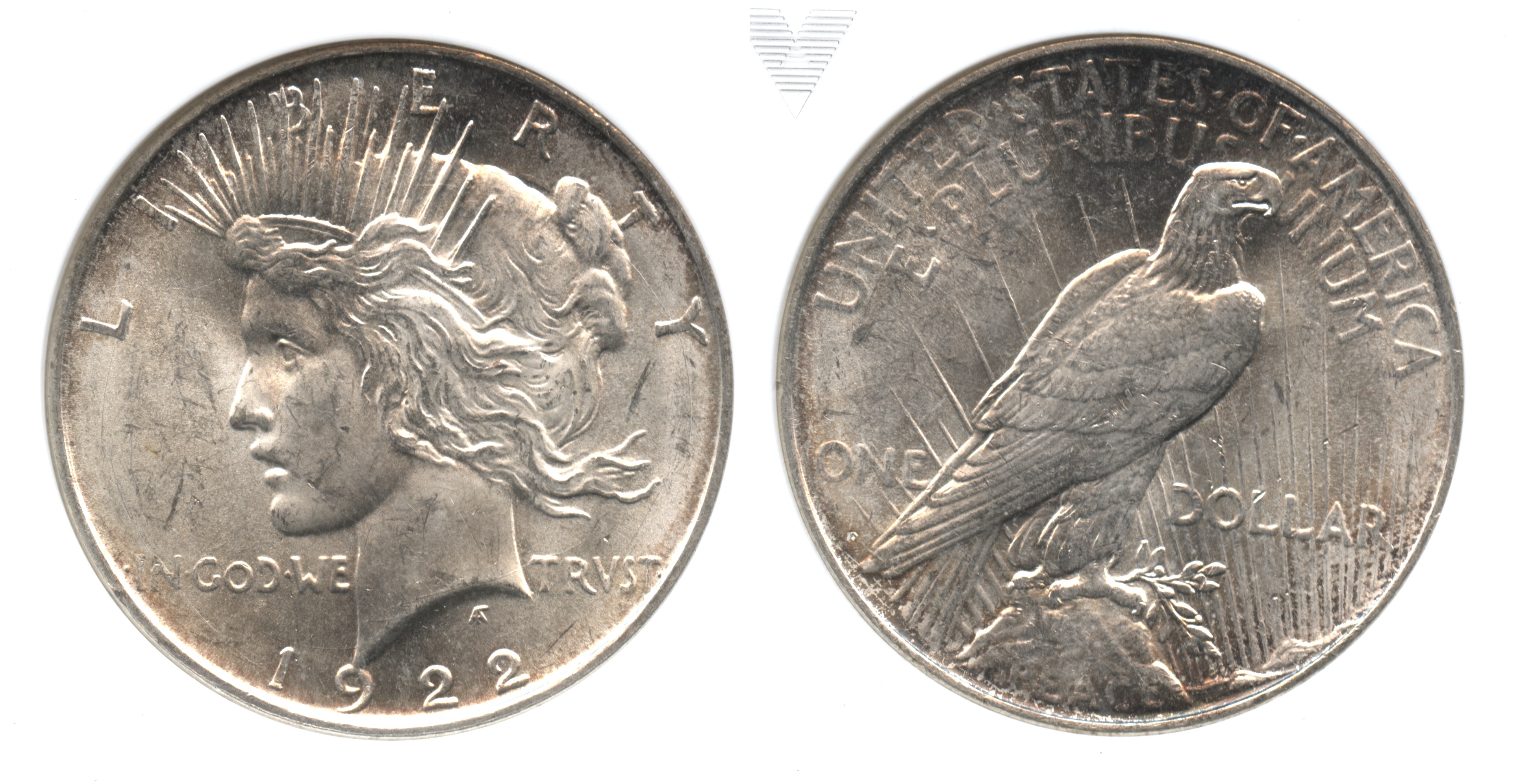 1922-D Peace Silver Dollar ANACS MS-63