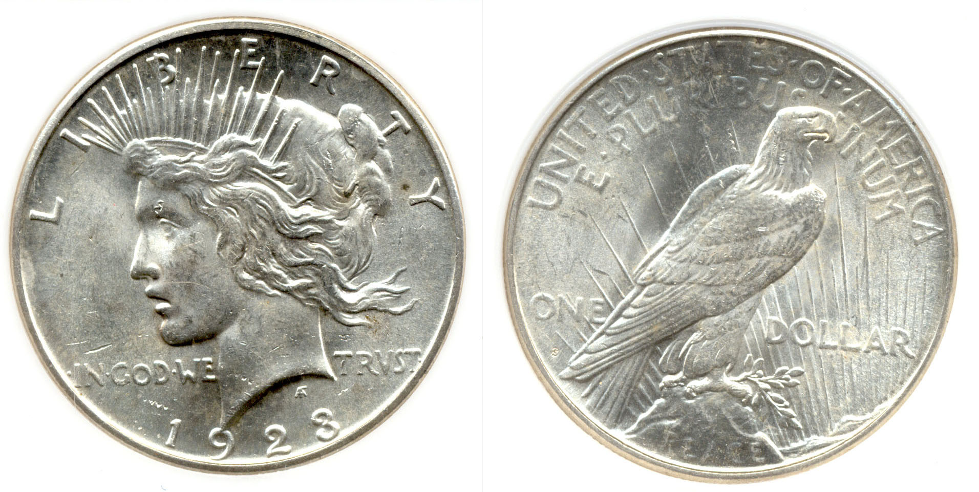 1923-S Peace Silver Dollar PCI MS-63